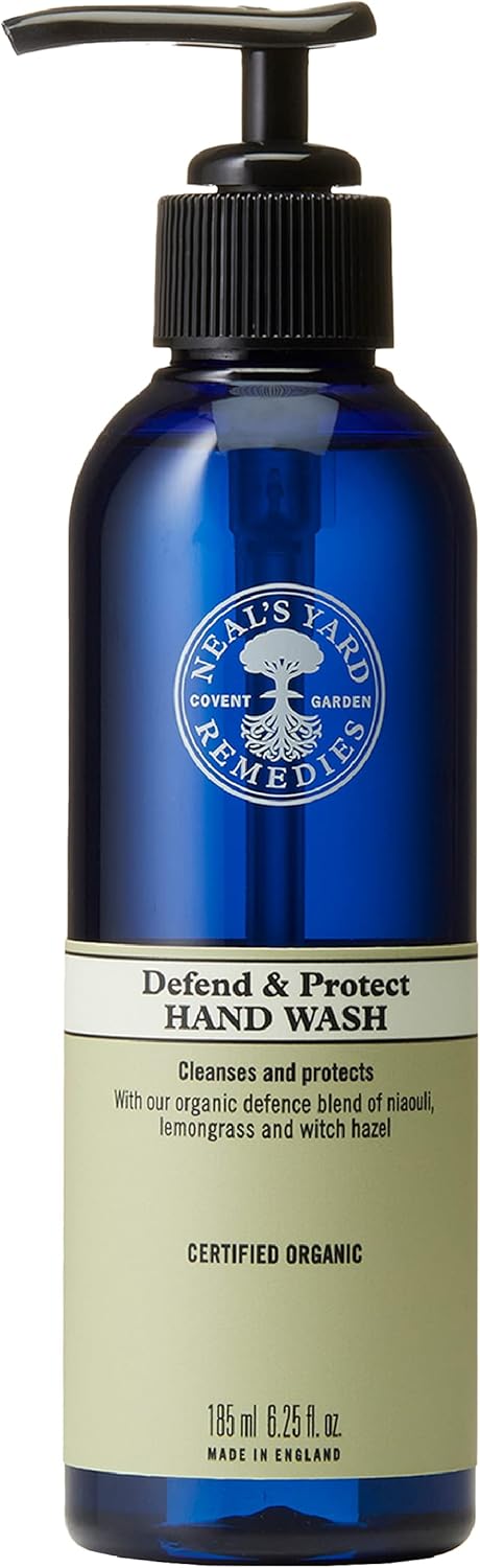 Neal's Yard Remedies Defend And Protect Hand Wash – Organic Defence Blend, Vegan, 185ml