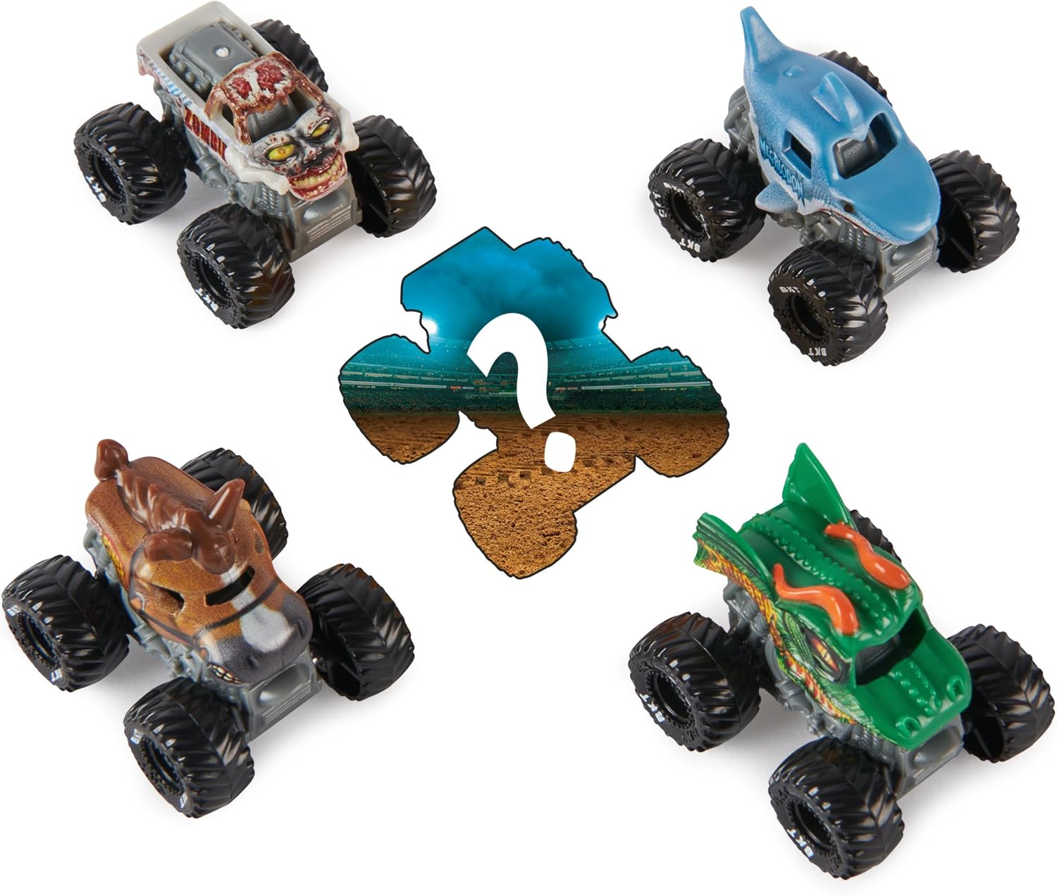 Detalle 2 de Monster Jam Lot de 5 Mini Voitures 1:87