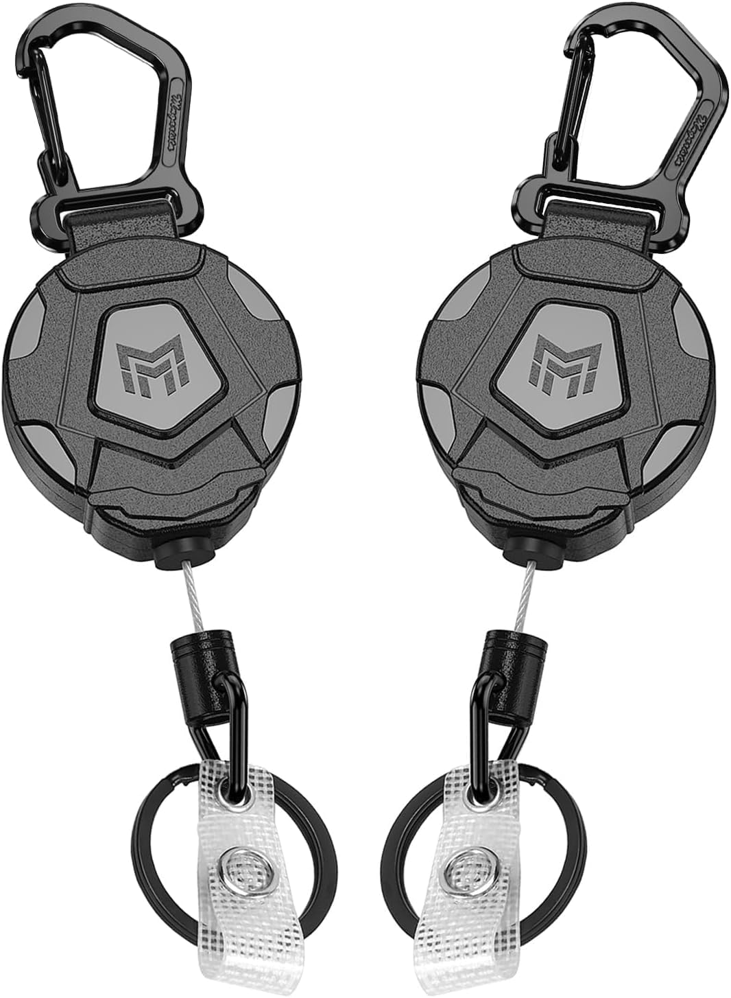 Detalle de MNGARISTA 2er-Pack einziehbarer Schlüsselanhänger 31,5 Zoll 🔑