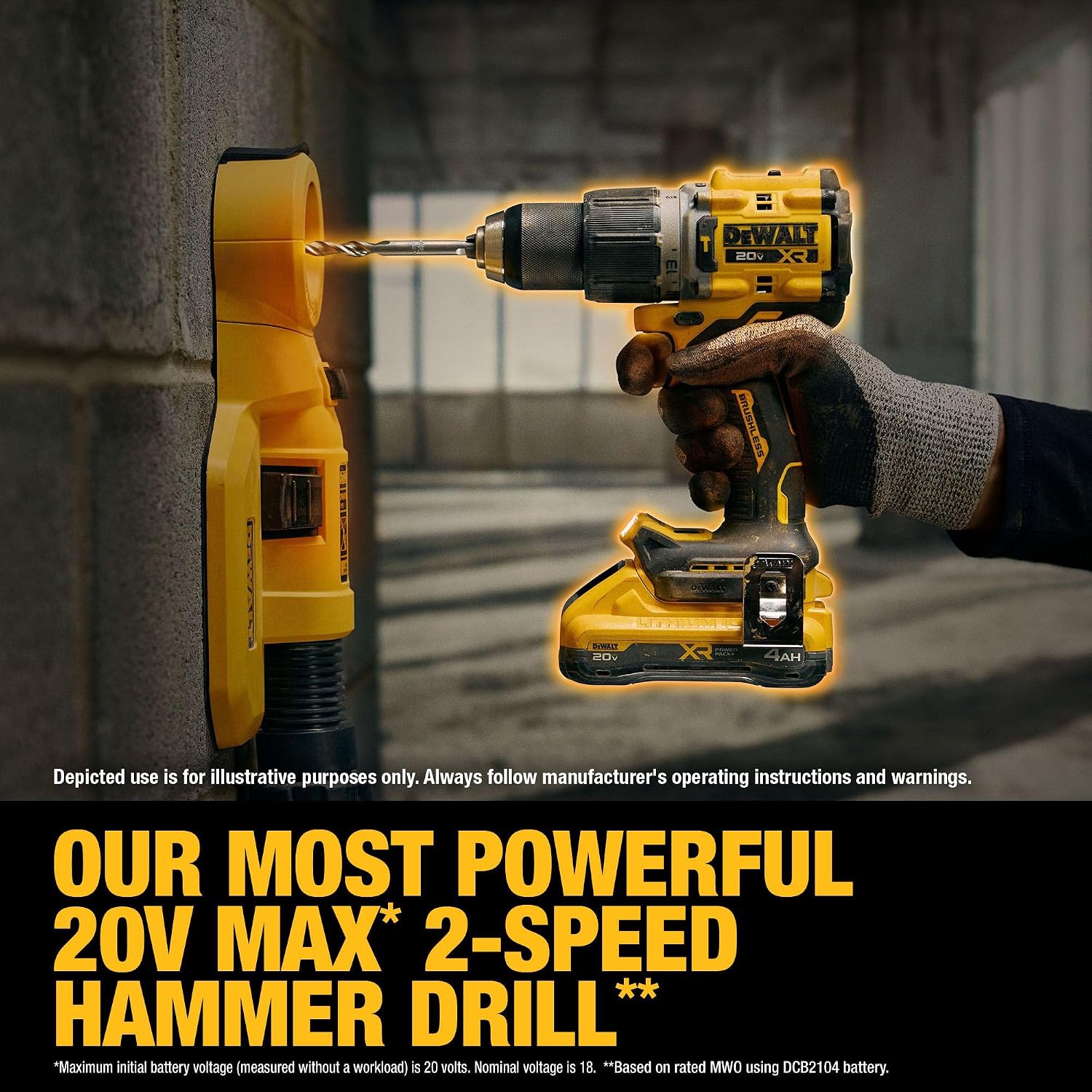 Detalle 1 de DEWALT Cordless Drill and Impact Driver Kit DCK250QQ2