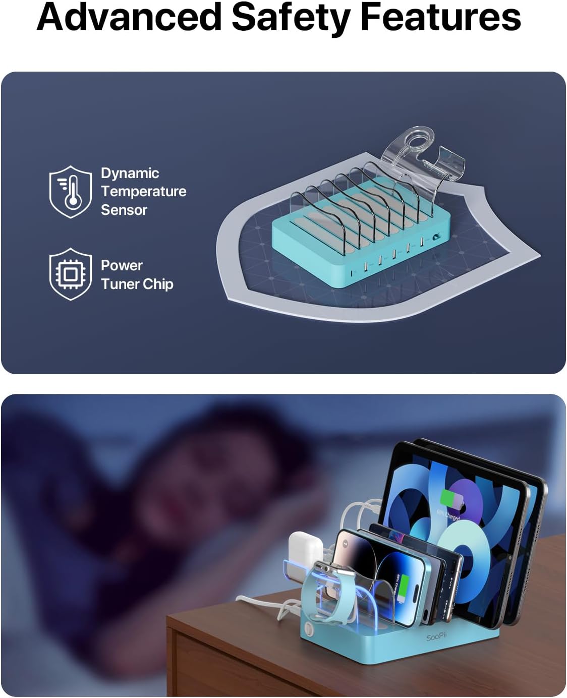 Thumbnail 6 de SooPii USB Ladestation 60W Organizer