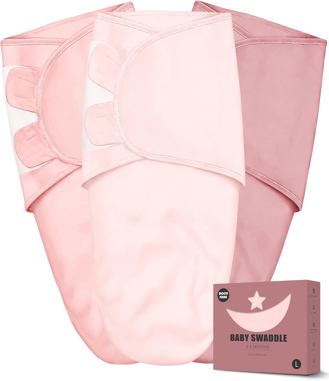 Detalle de Newborn Swaddle Blanket 3-Pack