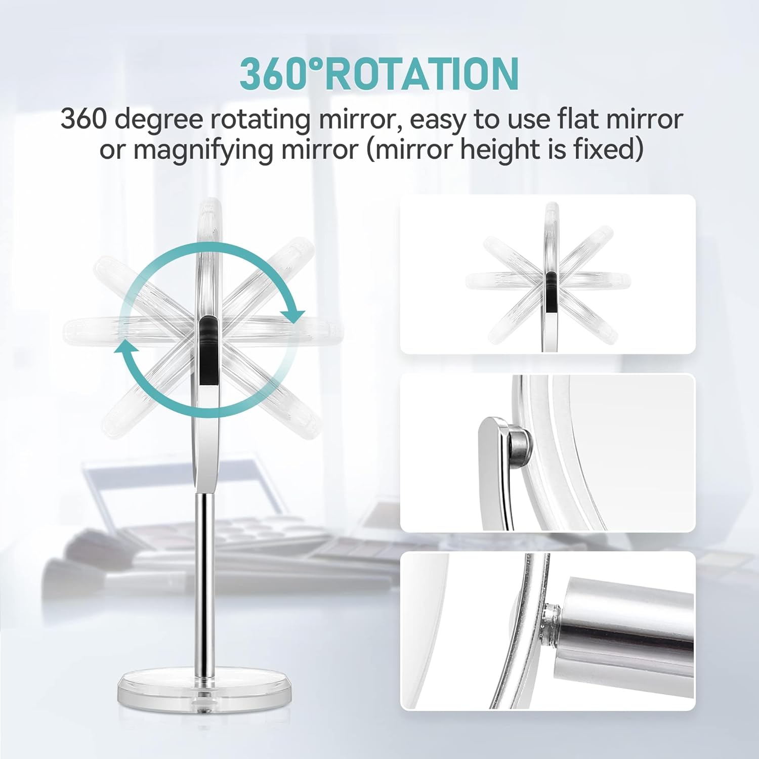 Detalle de MIYADIVA 20X Magnifying Mirror 7.8 Inch 💄