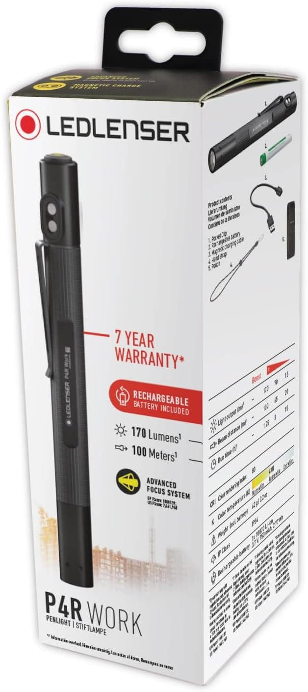 Thumbnail 2 de Ledlenser P4R Work (2020) – Rechargeable LED Penlight for Work