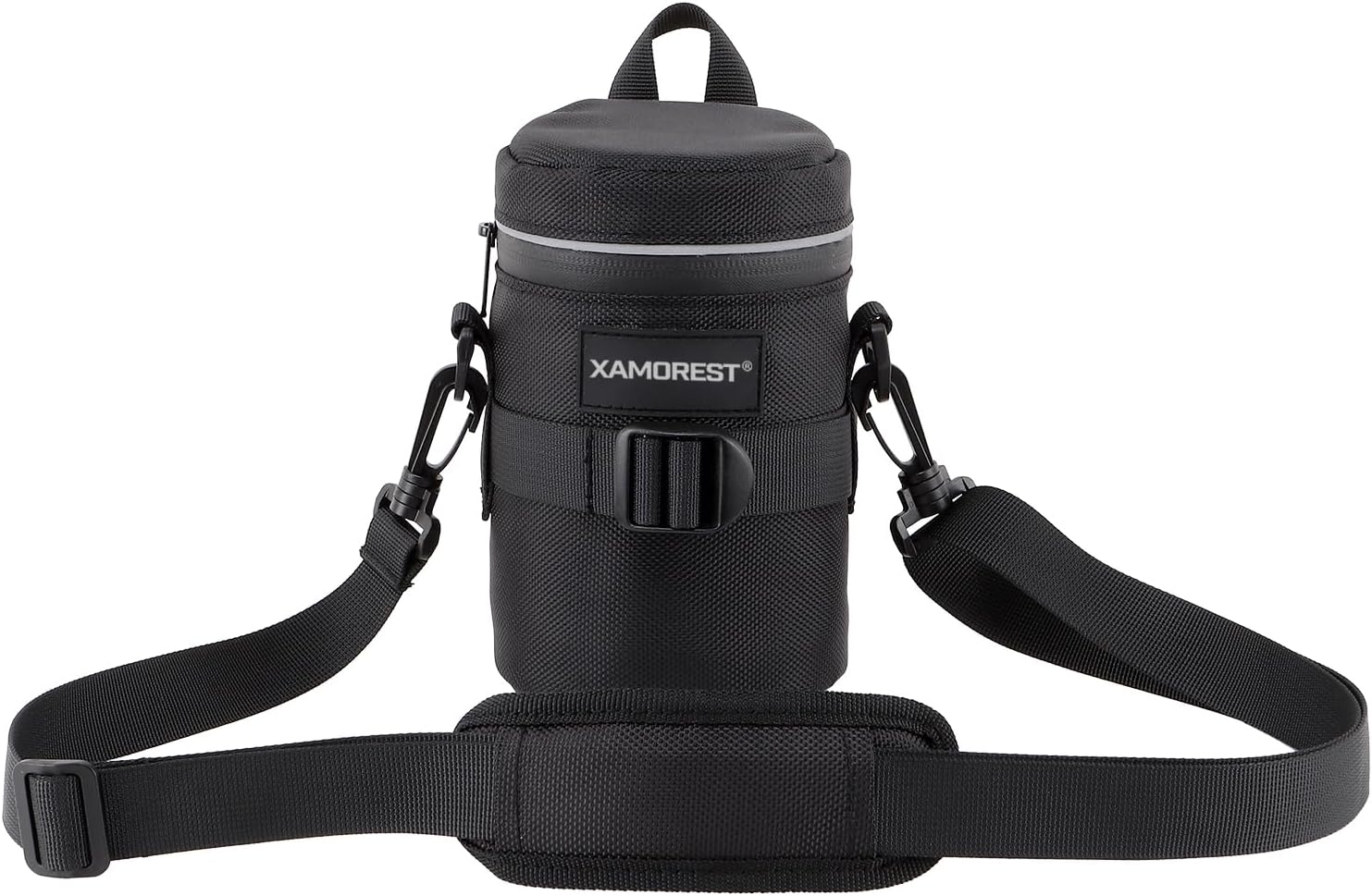 Detalle de XAMOREST Kamera-Objektivtasche Nylon Blattgrün L 8,5x10,5 cm