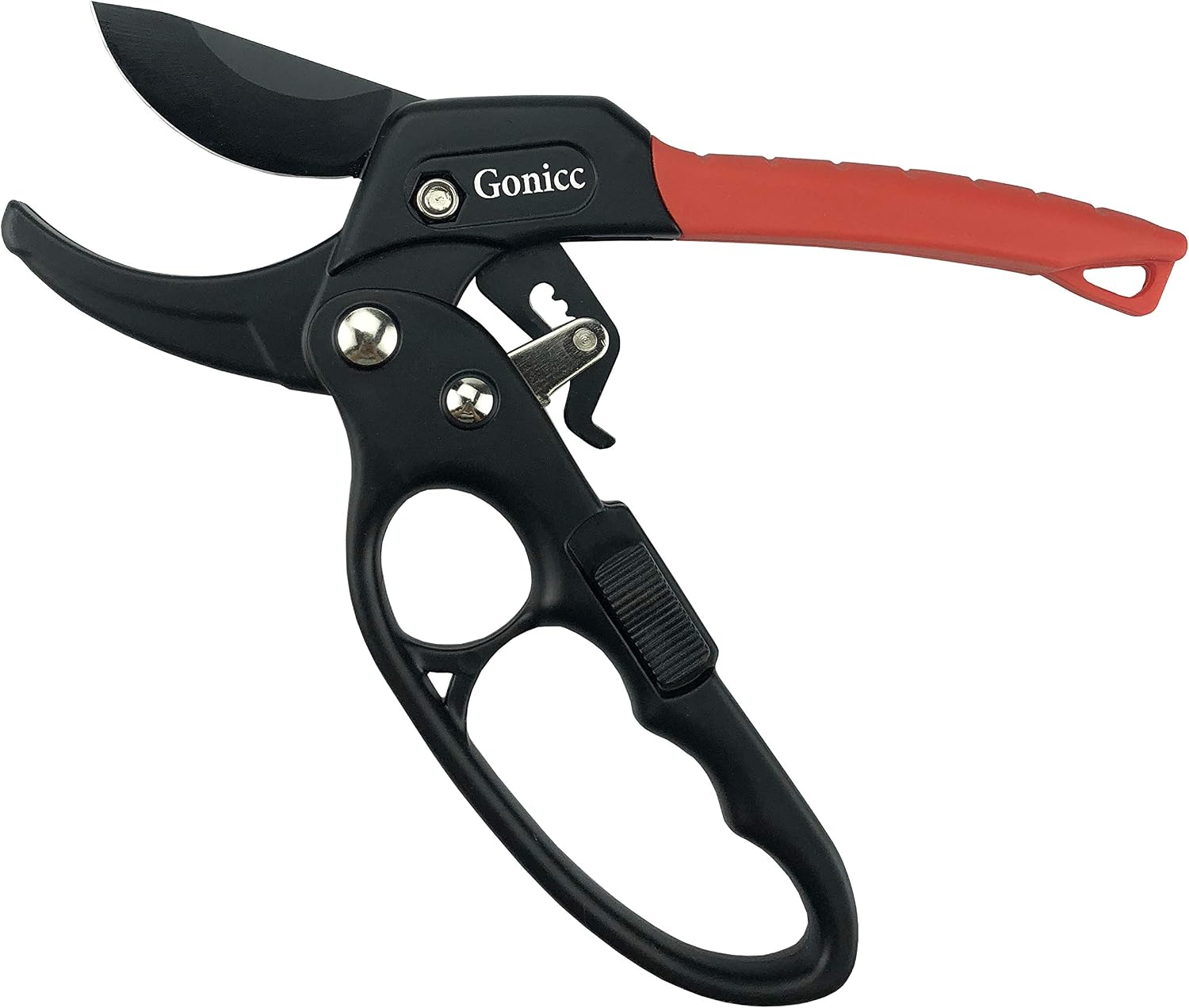 Thumbnail 3 de gonicc GPPS-1011 8-Inch Ratchet Anvil Pruning Shears, SK-5 Steel Blade