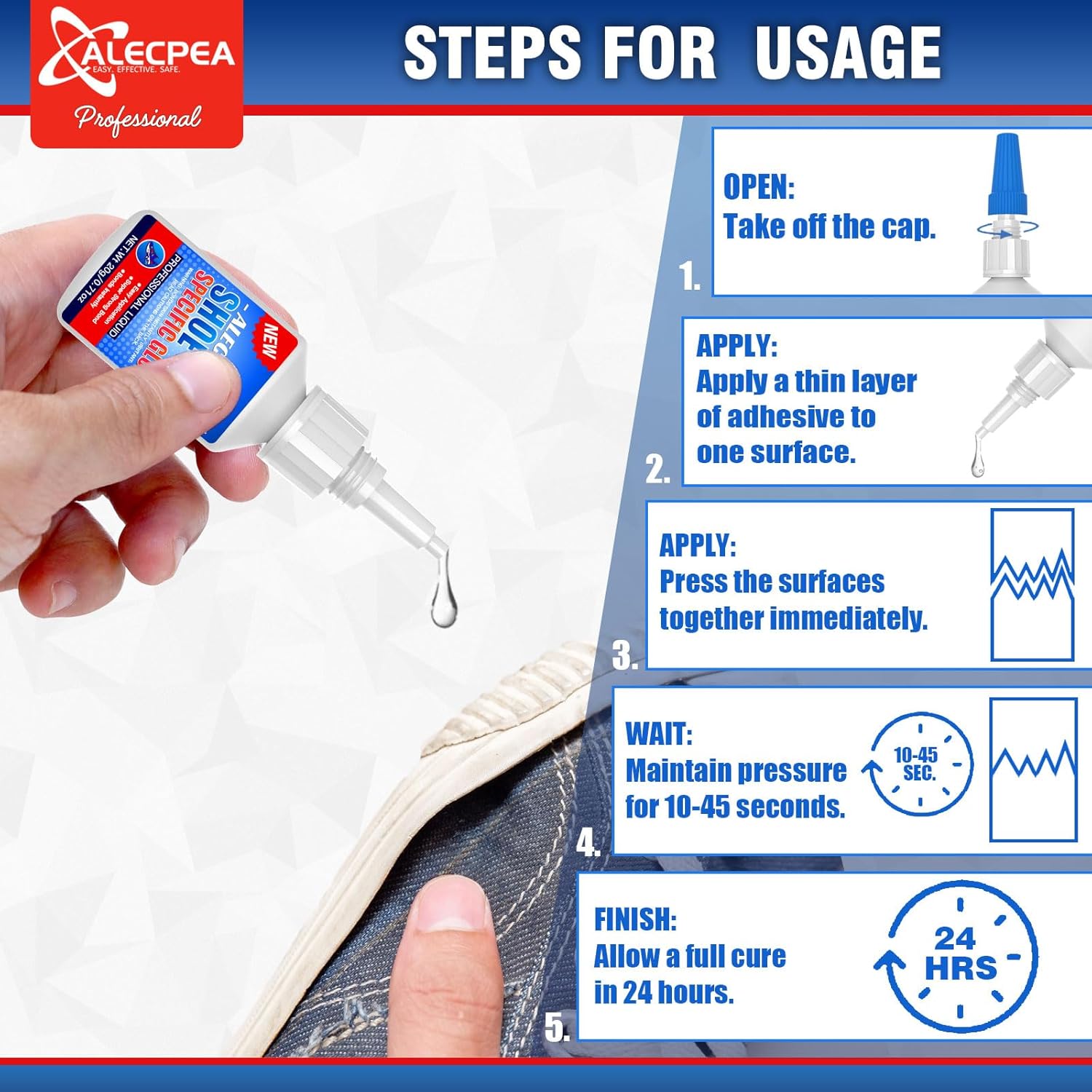 Thumbnail 4 de AlecPEA 20g Shoe Glue — Ultimate Strength Adhesive for Soles, Boots, Sneakers and More