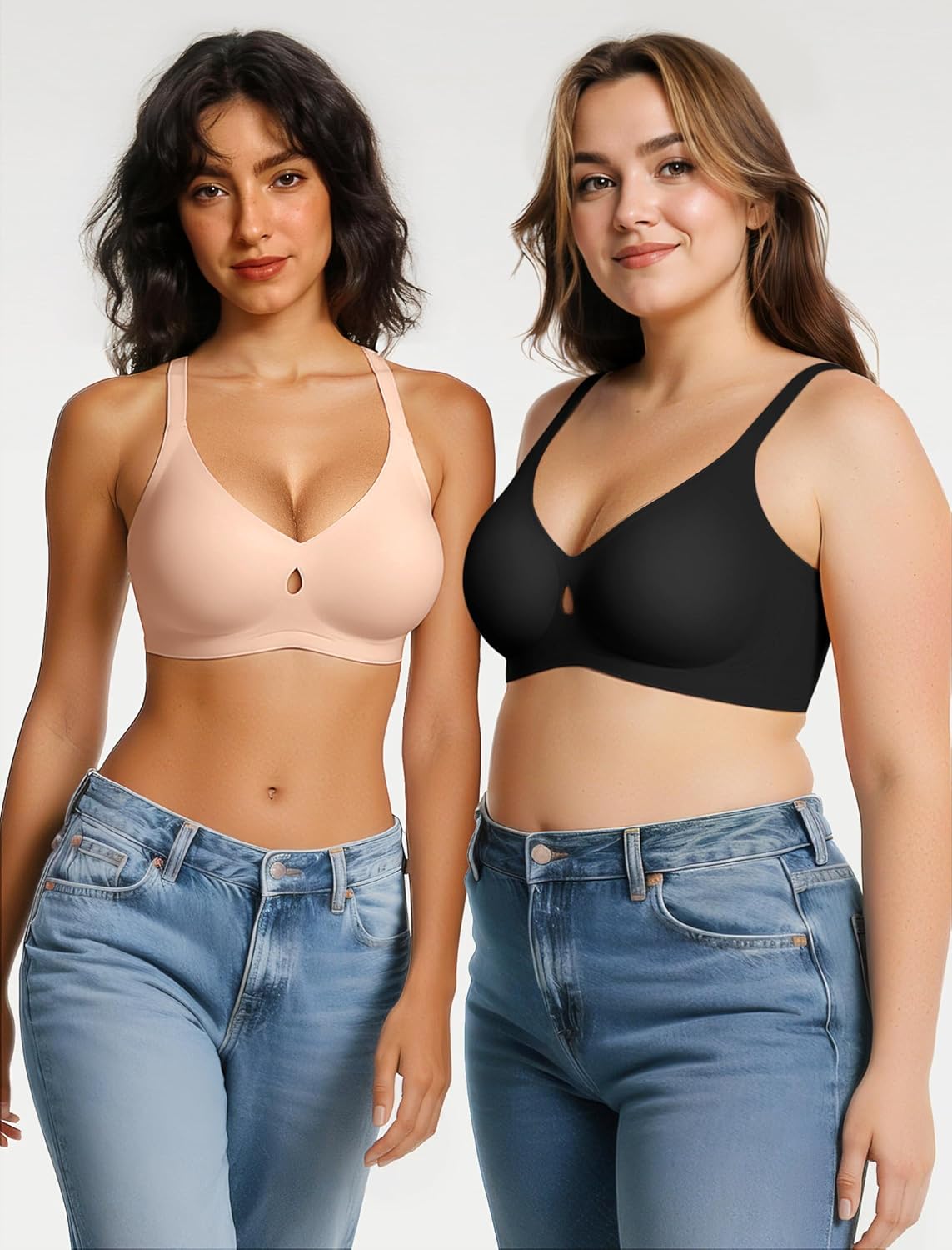 Thumbnail 6 de LetsJoli Wireless Push Up Bralette (No Underwire) with Seamless Full Coverage