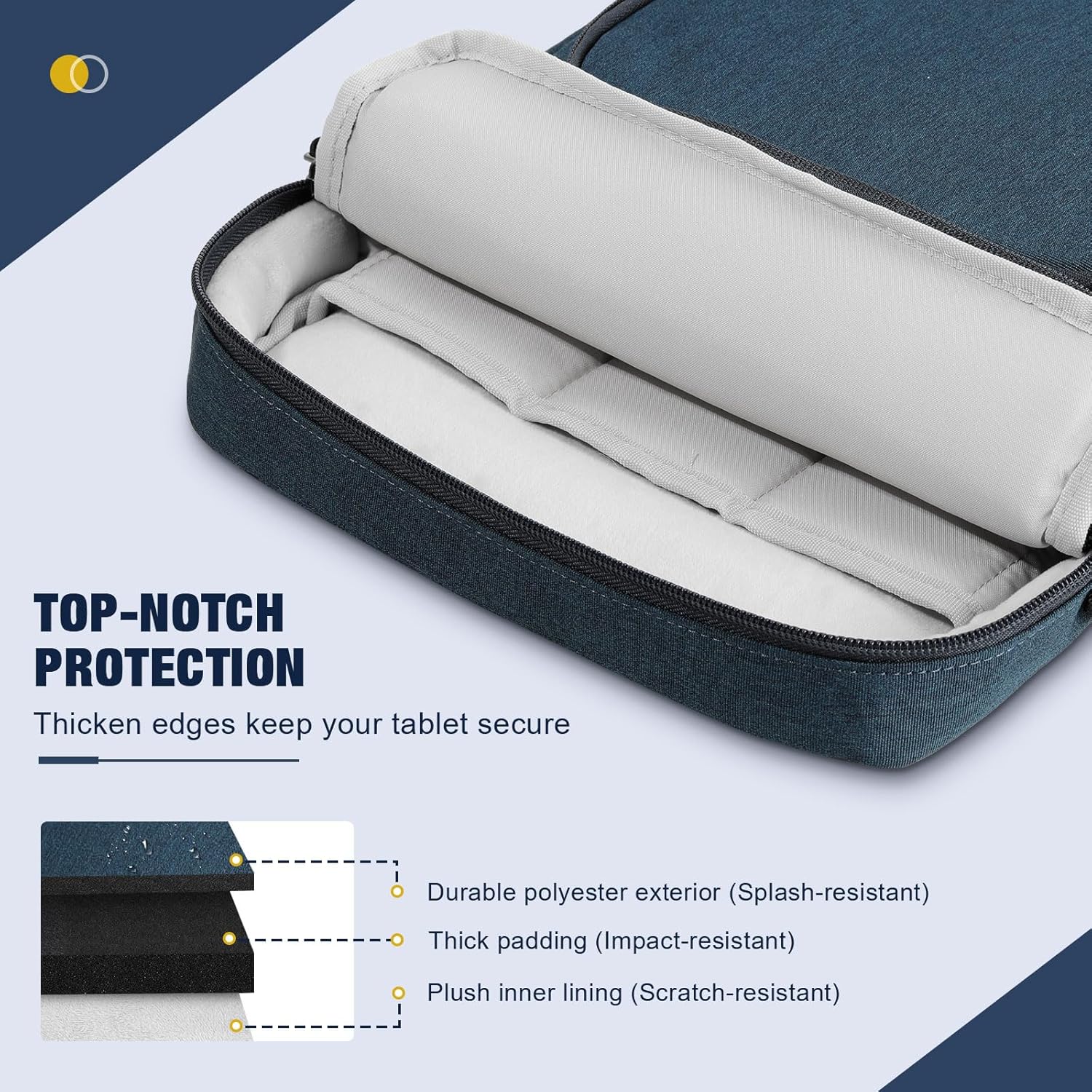 Thumbnail 3 de MoKo Funda para iPad Pro 12.9" y Galaxy Tab S9