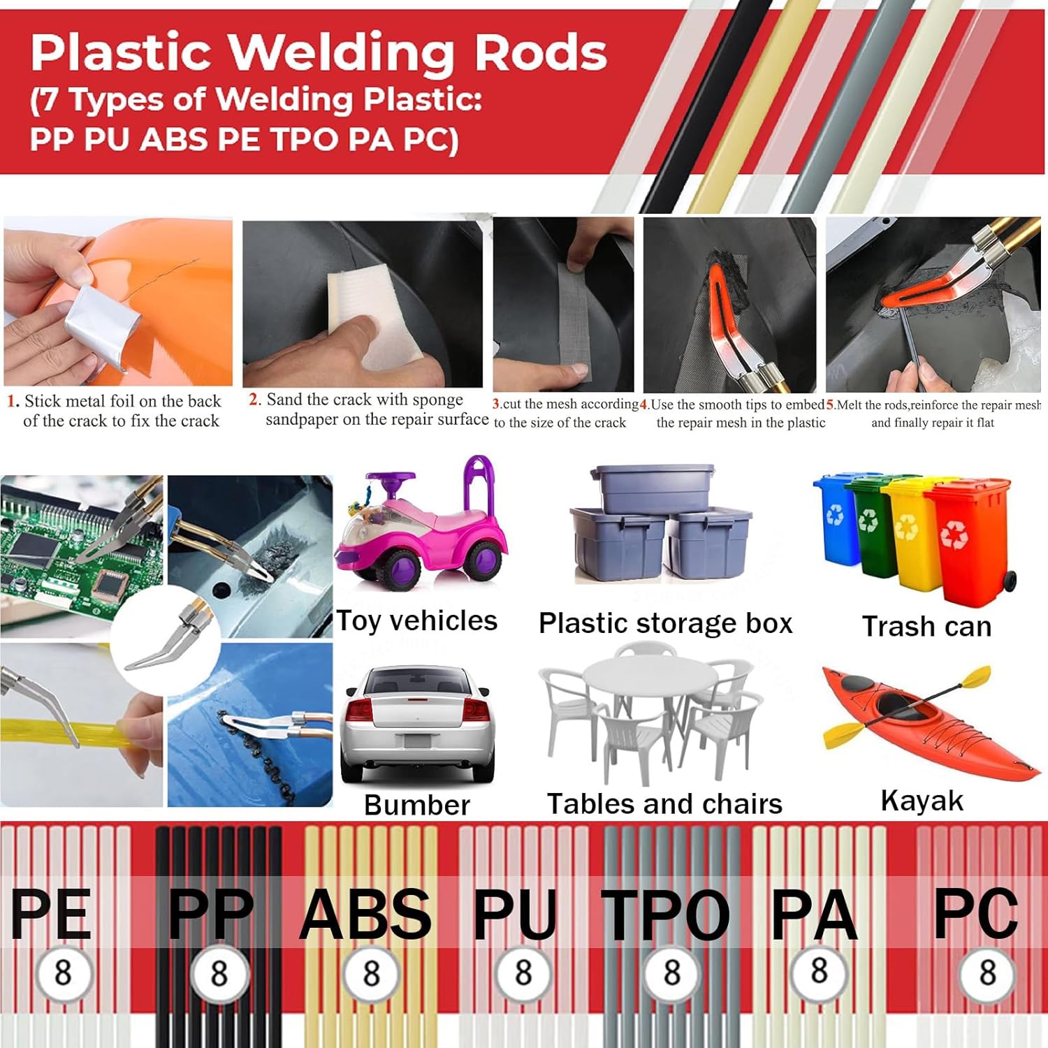 Thumbnail 1 de 150W Plastic Welding Kit & Welder