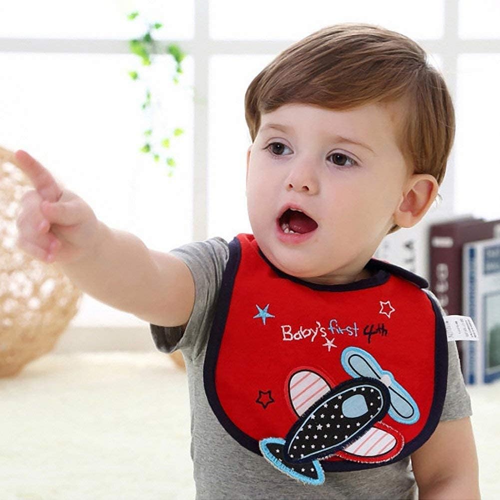 Thumbnail 3 de SLOSH Baby Lätzchen-Set (6 Stück) wasserdicht mit Klettverschluss für 3–24 Monate