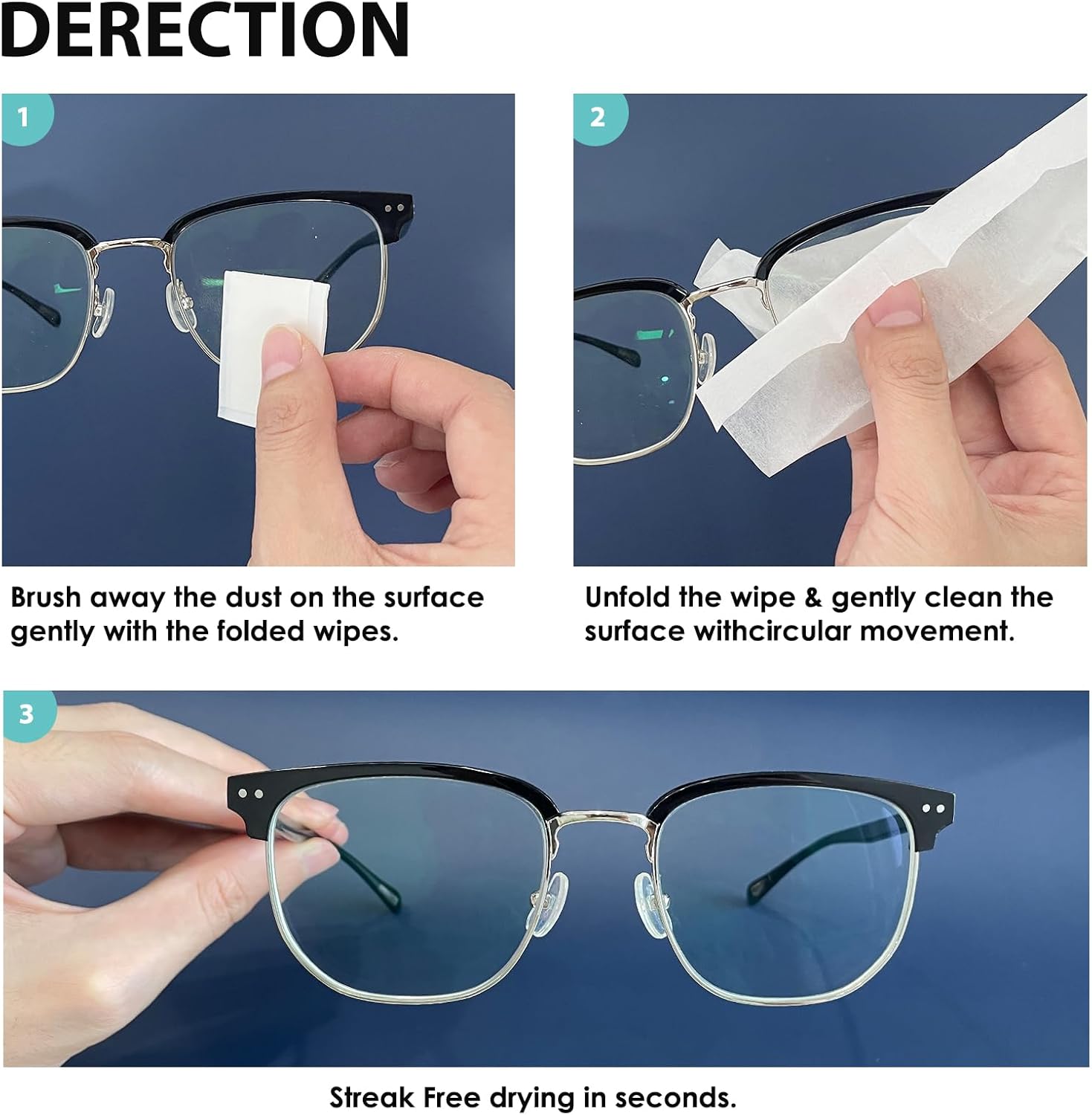 Thumbnail 5 de 200 Count Lens Wipes for Eyeglasses Cleaning Wipes ๐