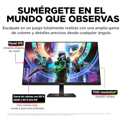 Thumbnail 2 de HP OMEN 24 Monitor gaming 24" FHD 165 Hz