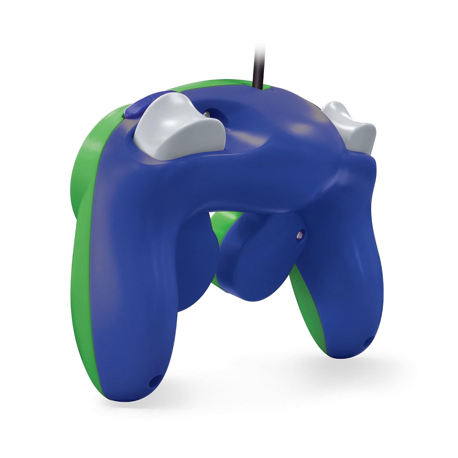 Detalle de Cirka Wired Controller for Wii/GameCube (Green/Blue) – GameCube Compatible Dual Analog Controller