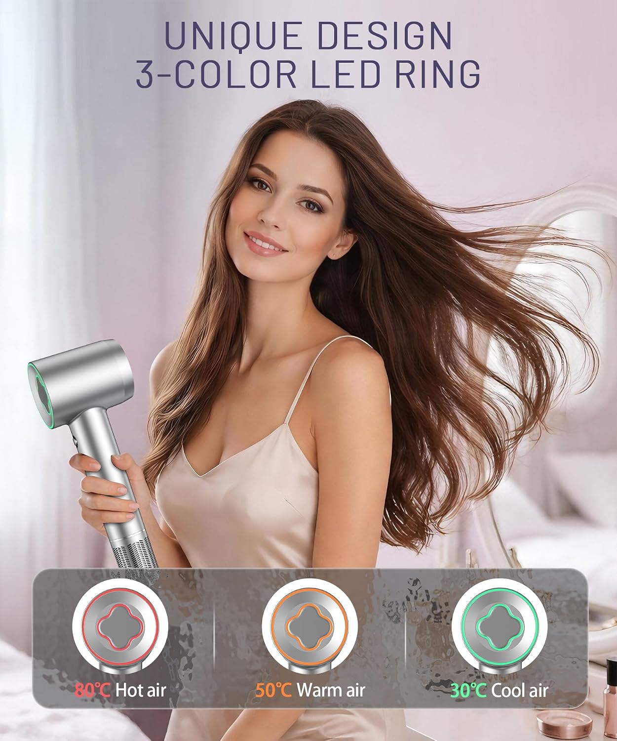 Thumbnail 3 de Cosy Companions High-Speed Ionic Hair Dryer with 150,000 RPM Brushless Motor