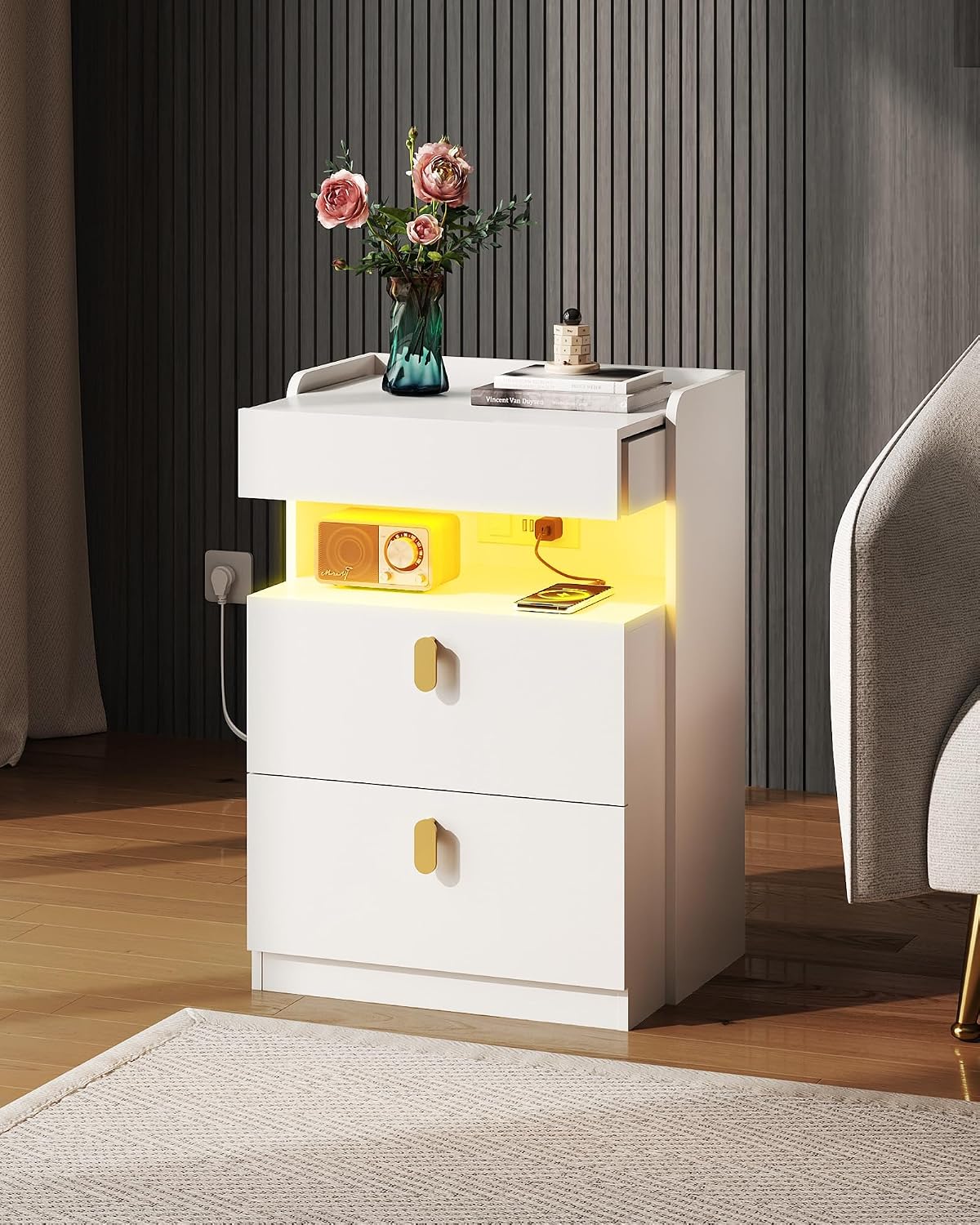 Thumbnail 6 de WLIVE Nightstand Set of 2