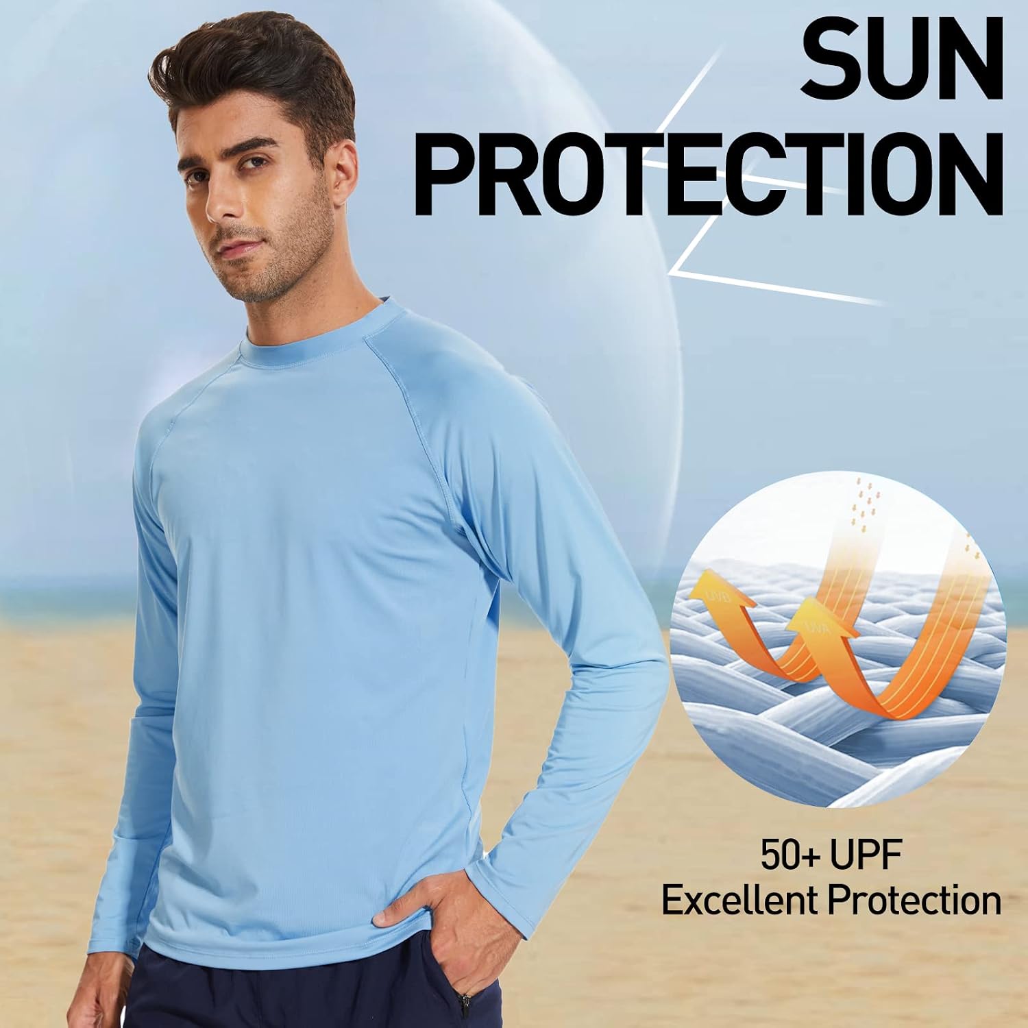 Thumbnail 2 de Arcweg Rashguard Mare Surf Uomo UPF 50+