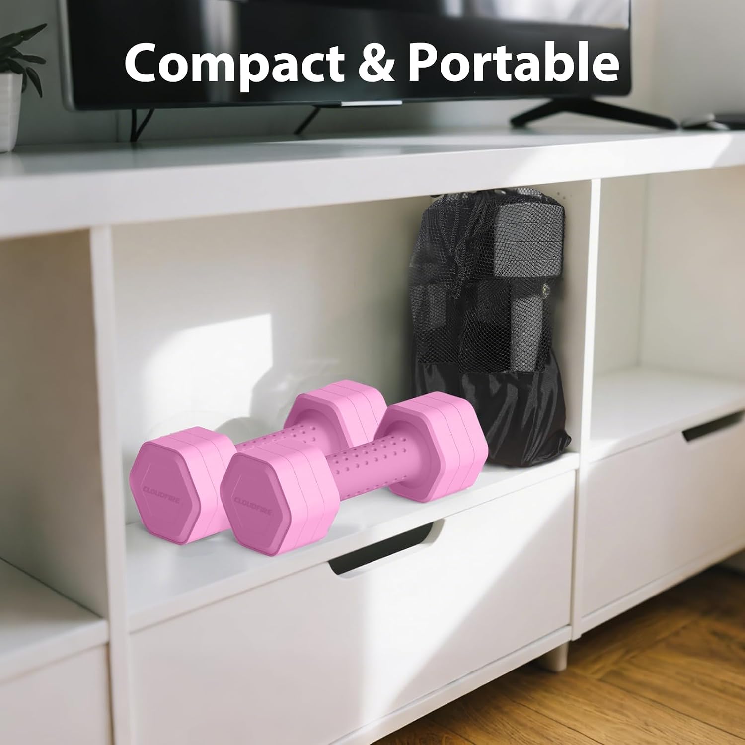 Thumbnail 6 de Adjustable Dumbbell Set 5 lb hand weights 🏋