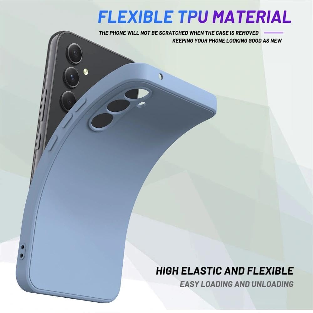 Detalle 2 de ULXITEYU Samsung Galaxy S25 FE Slim TPU Case, Grass Gray, Wireless Charging