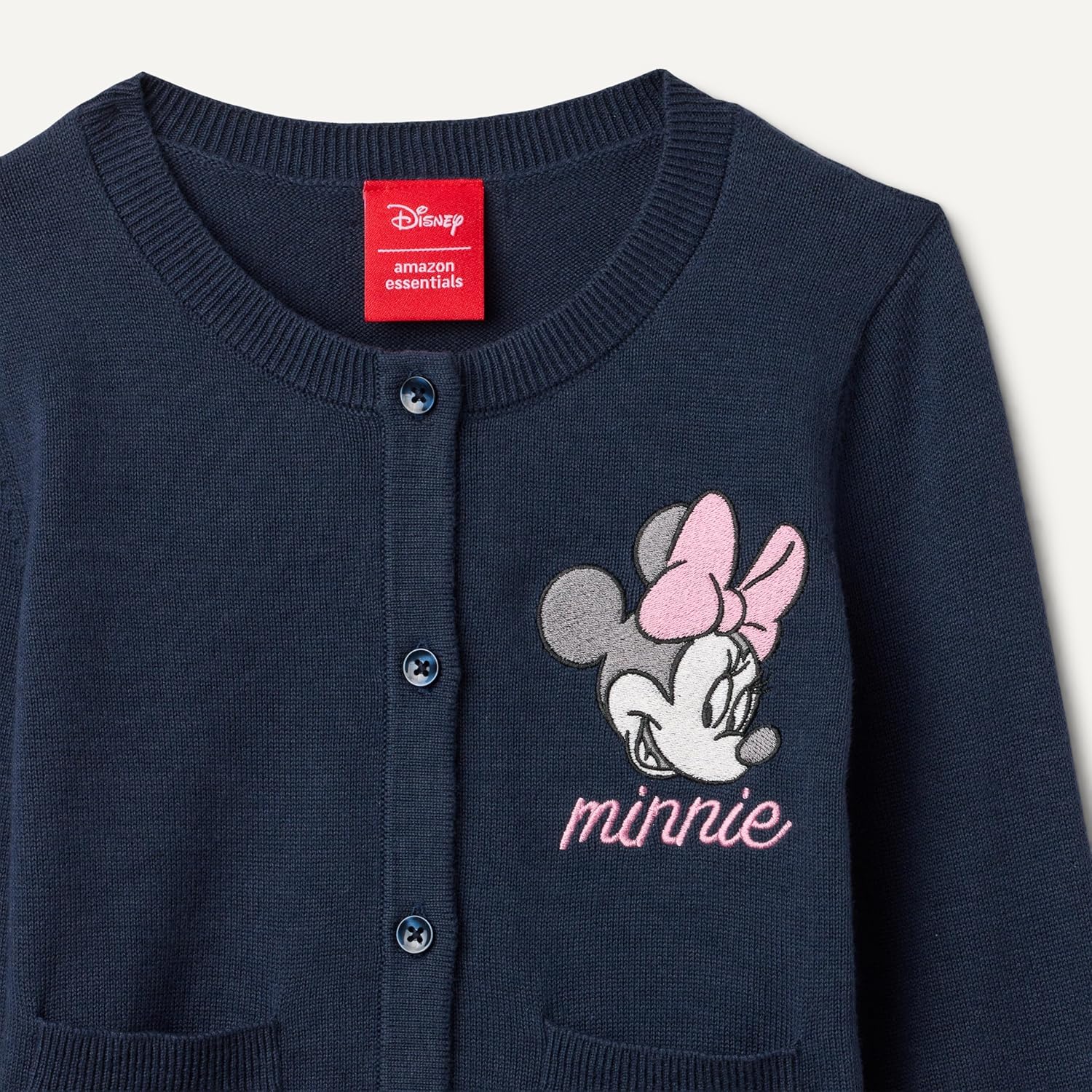Thumbnail 3 de Amazon Essentials Bambine e Ragazze Cardigan con filo di cotone, taglio aderente e colletto tondo