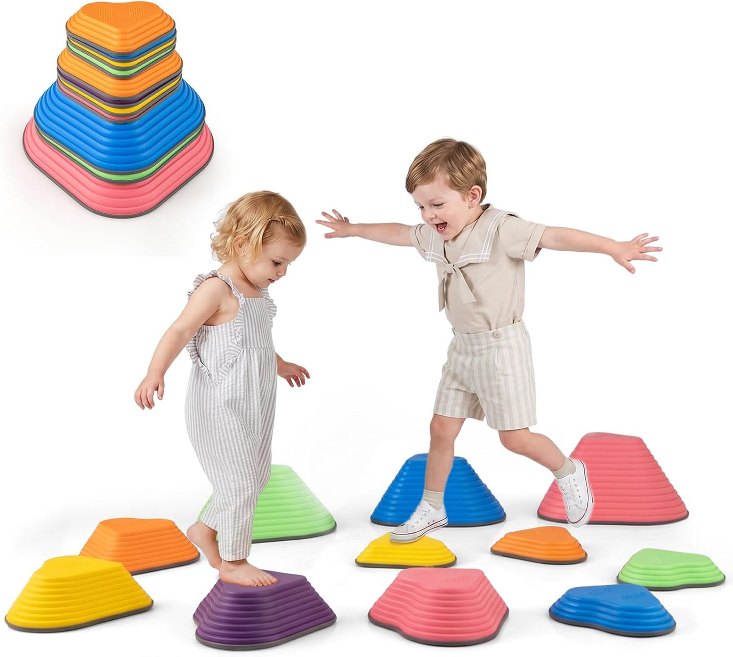 Detalle de INFANS Kids' Stepping Stones, Plastic
