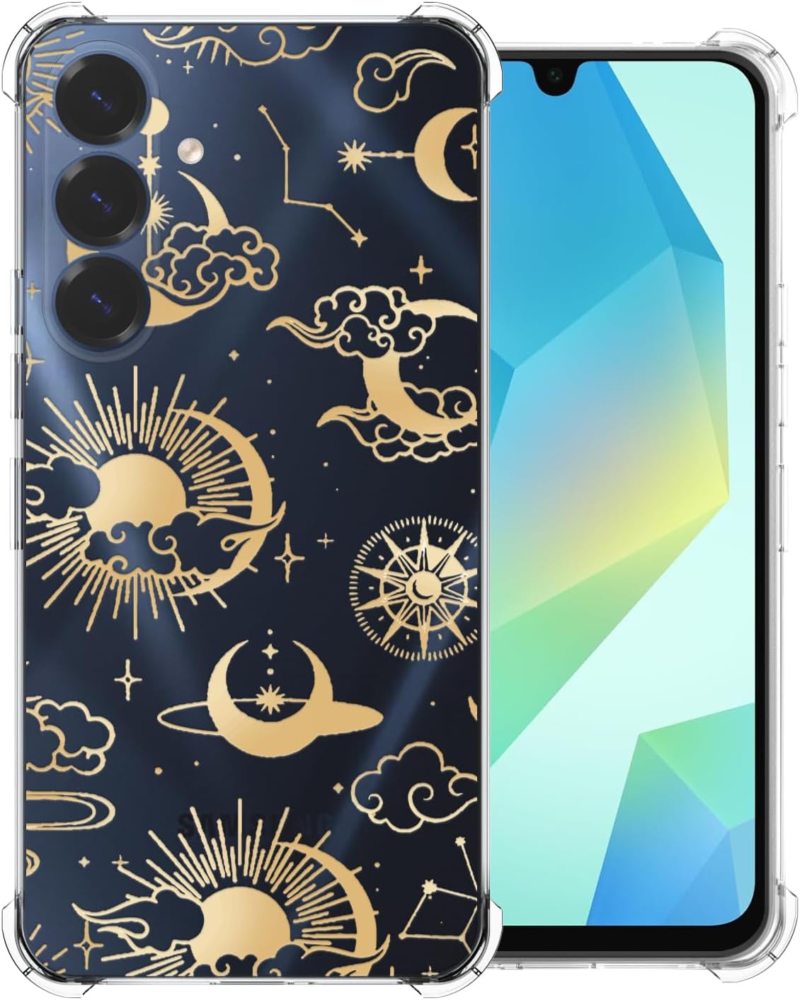 Detalle de CAROKI Clear Case Samsung A16 Shockproof