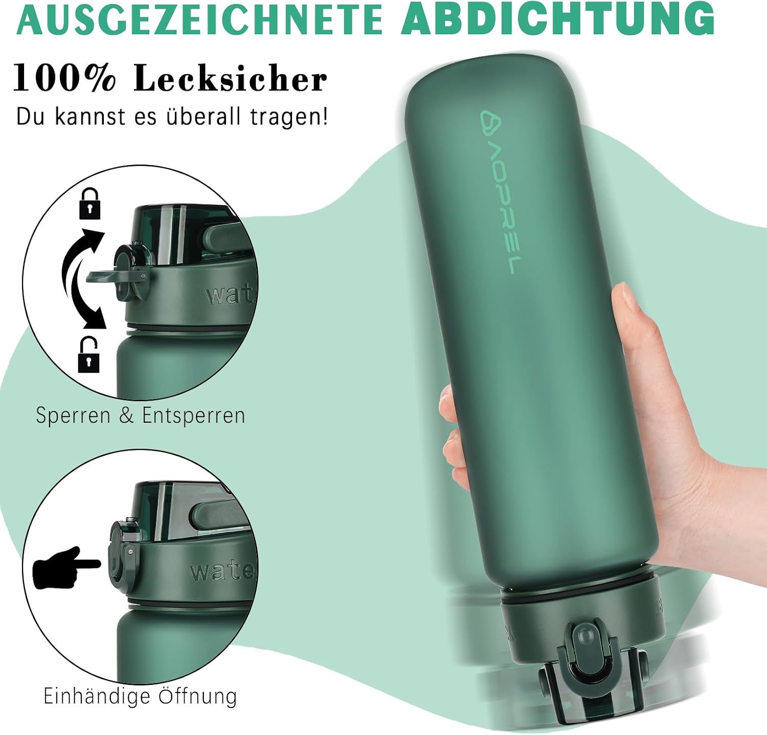 Thumbnail 2 de AOPREL Trinkflasche 1l đ„€