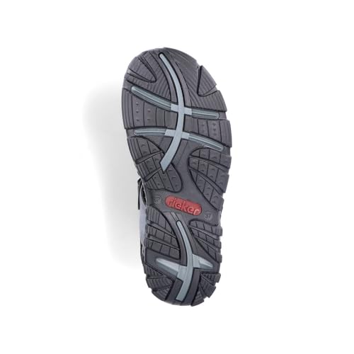 Thumbnail 7 de Rieker Damen Klassische Sandalen 68851 – Blau, Klettverschluss, Schmale Weite