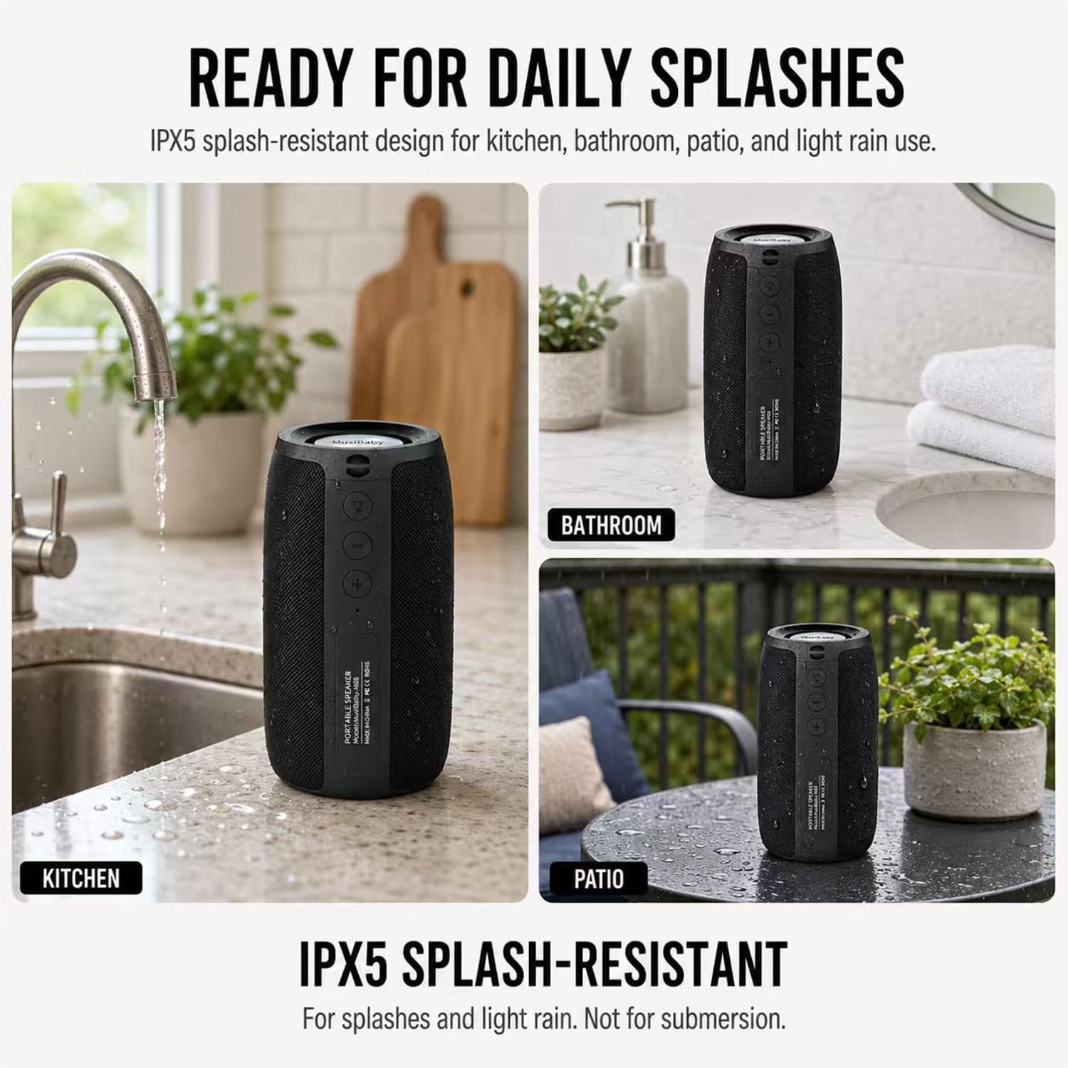 Thumbnail 4 de MusiBaby M68 Portable Bluetooth Speaker 24H