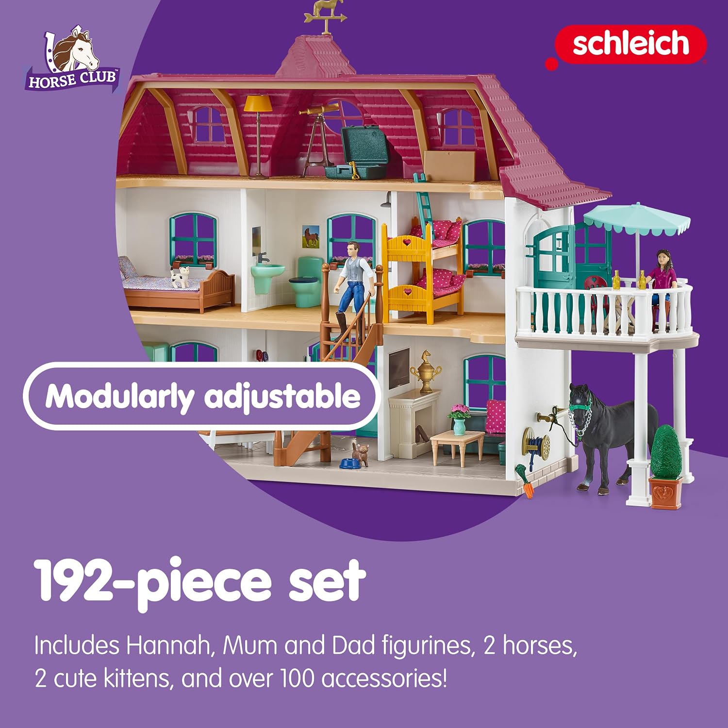 Thumbnail 2 de Schleich Lakeside Country House Playset 42551