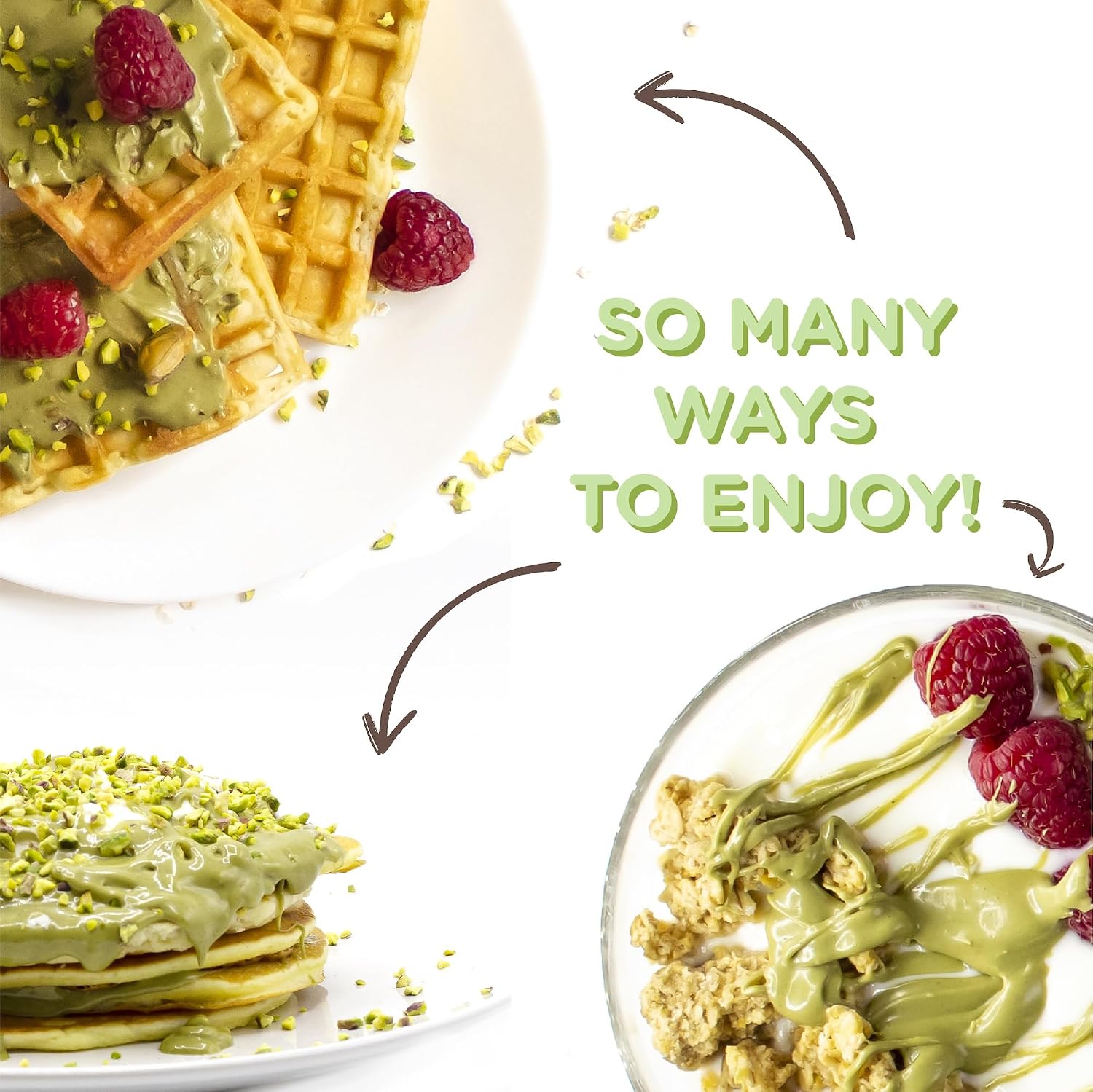 Detalle 2 de EATALIAN by AMZ BETTER Crema de Pistacho Crunchy 500g 🍈