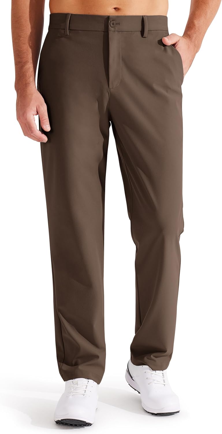 Thumbnail 5 de Libin Men's Golf Pants Classic Fit Flat Front Stretch Casual Dress Pants