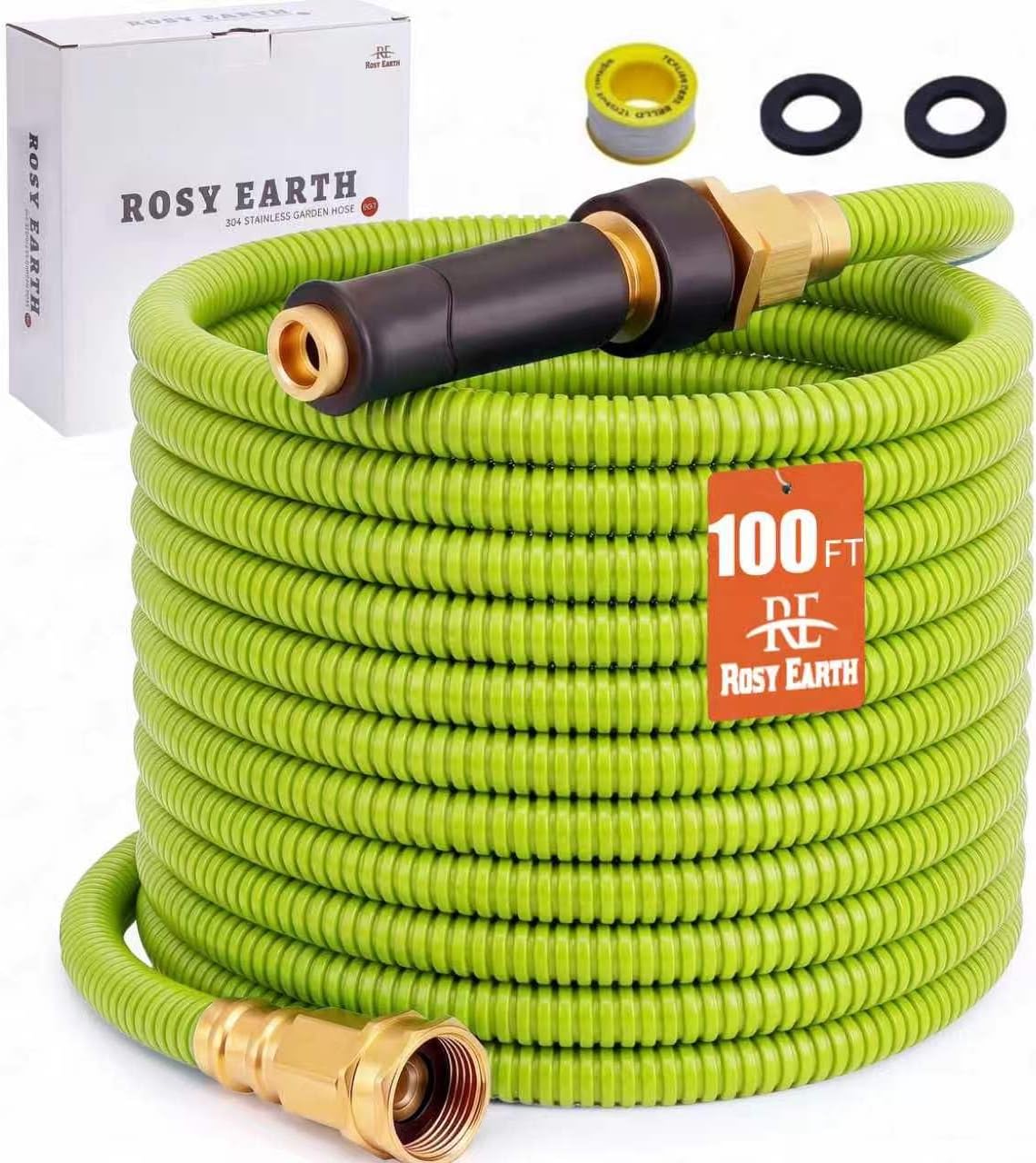 Detalle 1 de Rosy Earth Expandable Garden Hose, 100 FT
