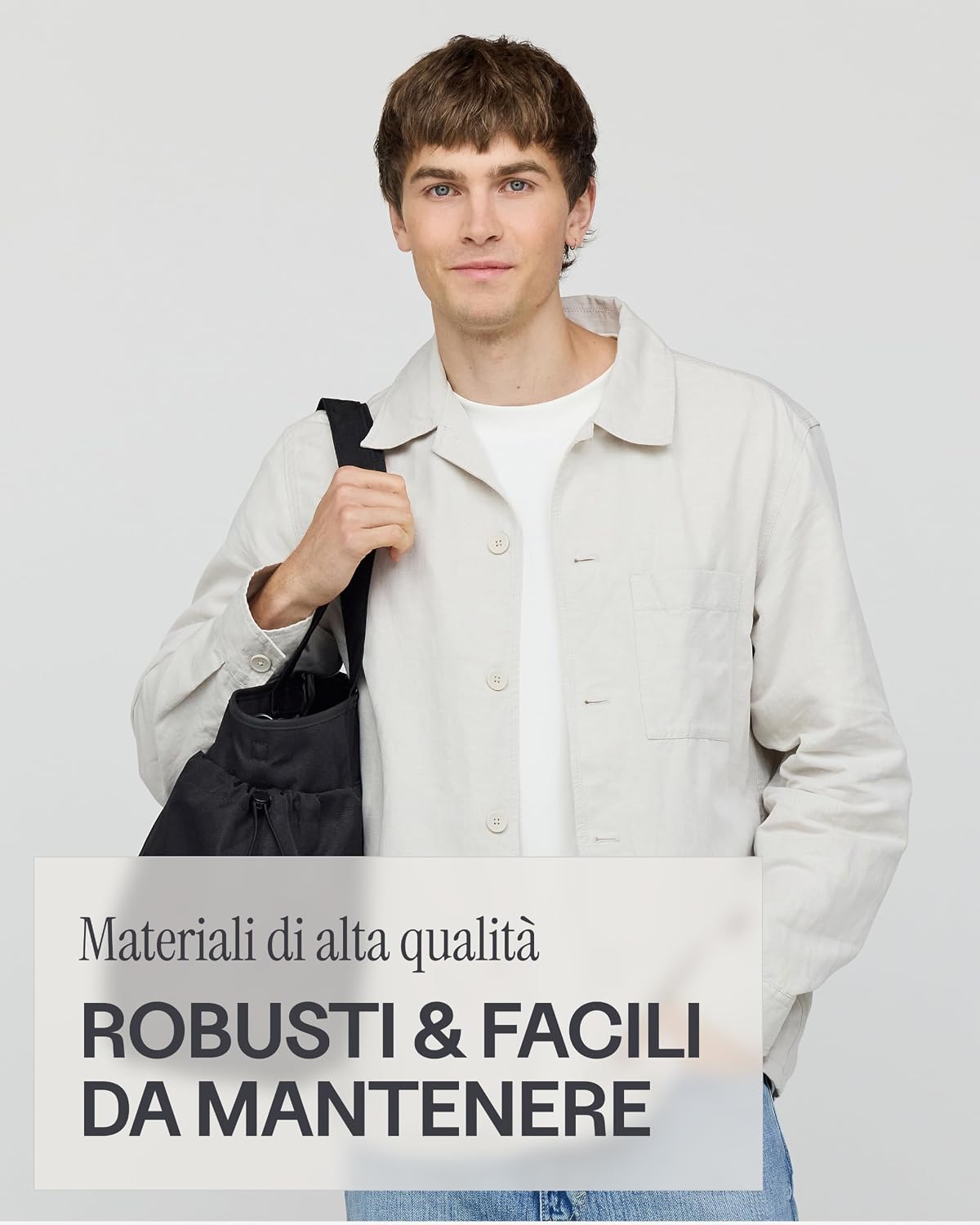 Thumbnail 5 de Kapten & Son Hellvi Shopper nero 25 L: borsa università e viaggio con compartimenti intelligenti