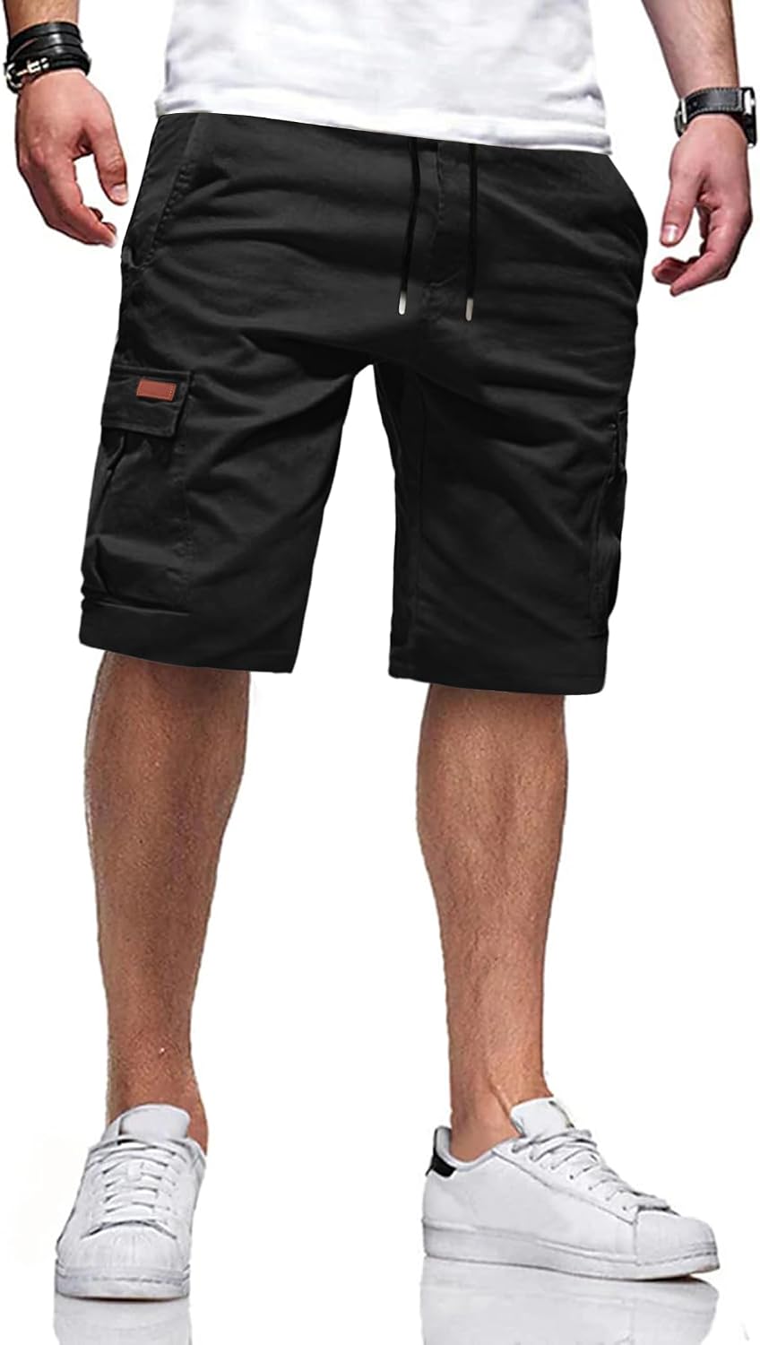 Detalle de TARAINYA Pantaloncini Uomo in Cotone: comfort, stile e praticità per la stagione estiva