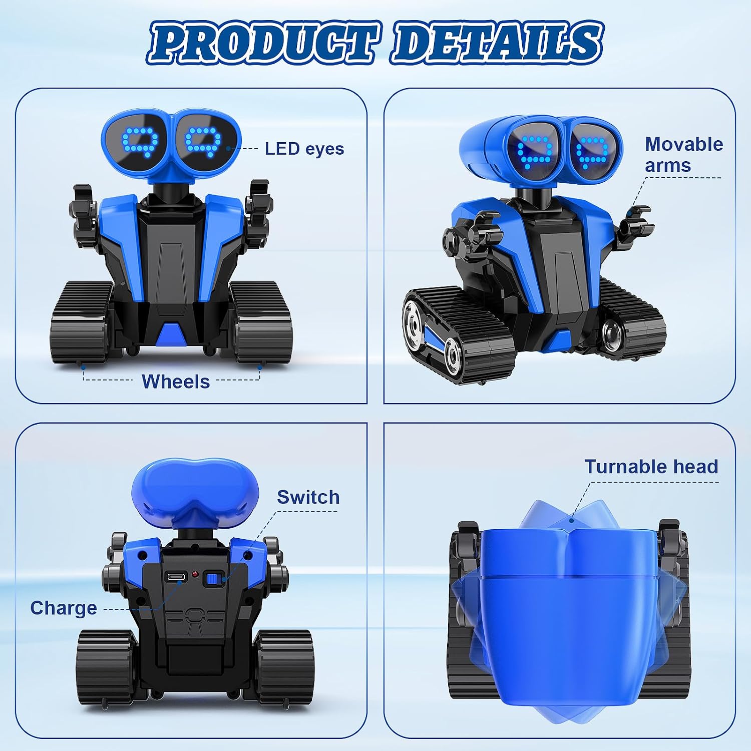 Detalle de Robot Toy with LED Eyes