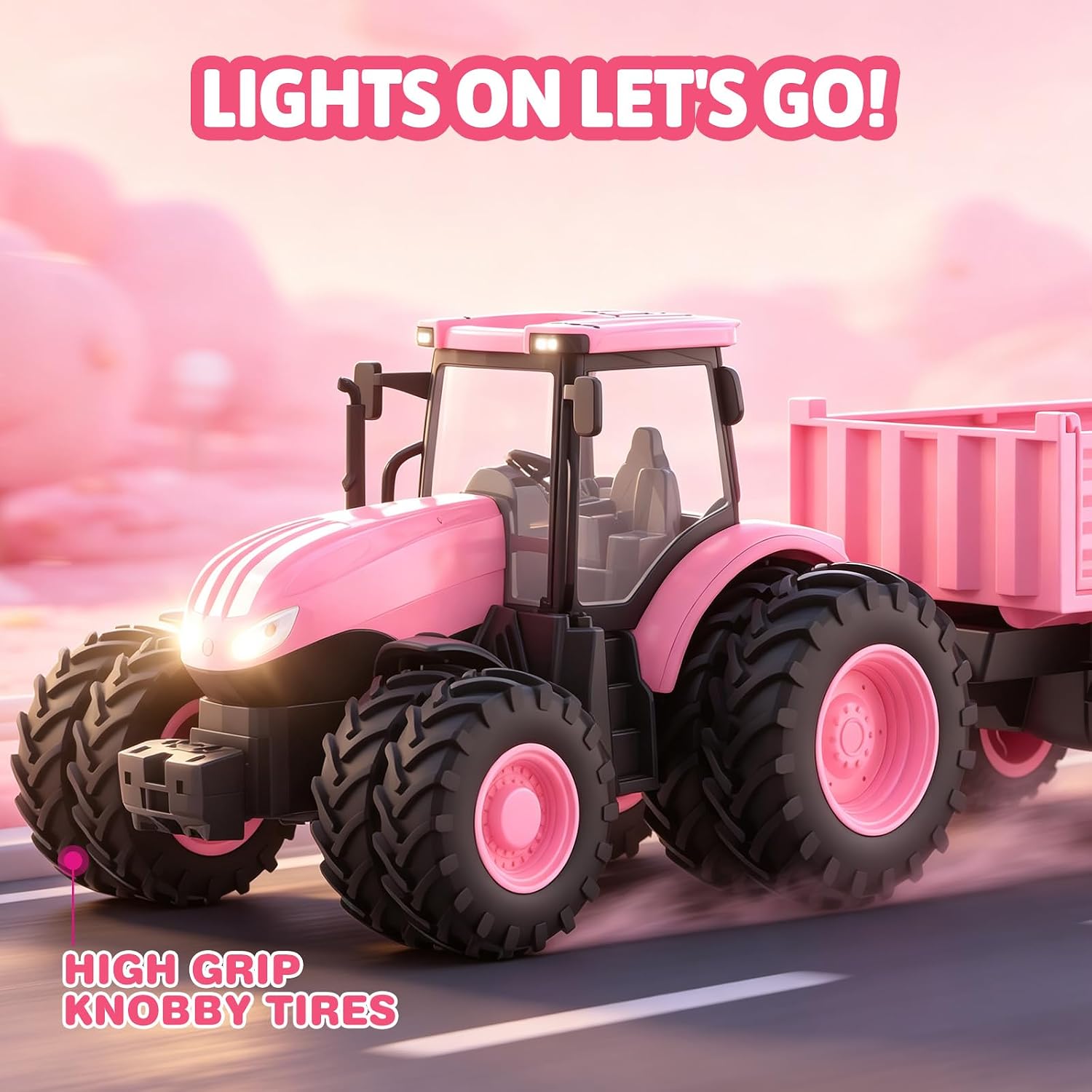 Detalle 1 de NOKA remote-control tractor and trailer set