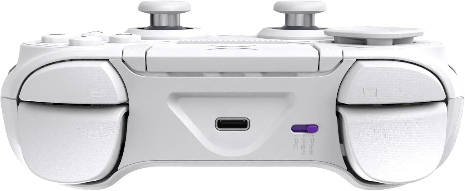 Thumbnail 5 de Turtle Beach Victrix Pro BFG Reloaded Bianco controller modulare wireless per PS5, PS4 e PC (licenza ufficiale PlayStation) con modulo Fightpad