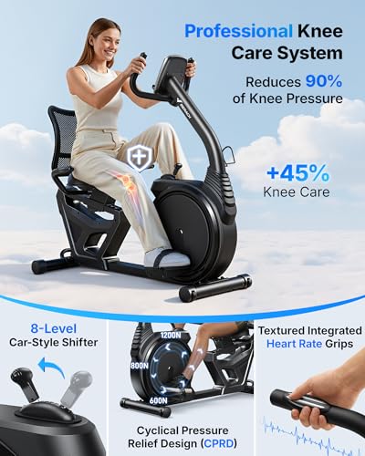 Thumbnail 1 de MERACH Recumbent Exercise Bike for Home – High-End, Quiet & Comfortable
