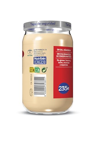 Detalle de Nutribén Potitos Tarrito de Pollo con Patatitas (pack 6) para bebés desde 6 meses