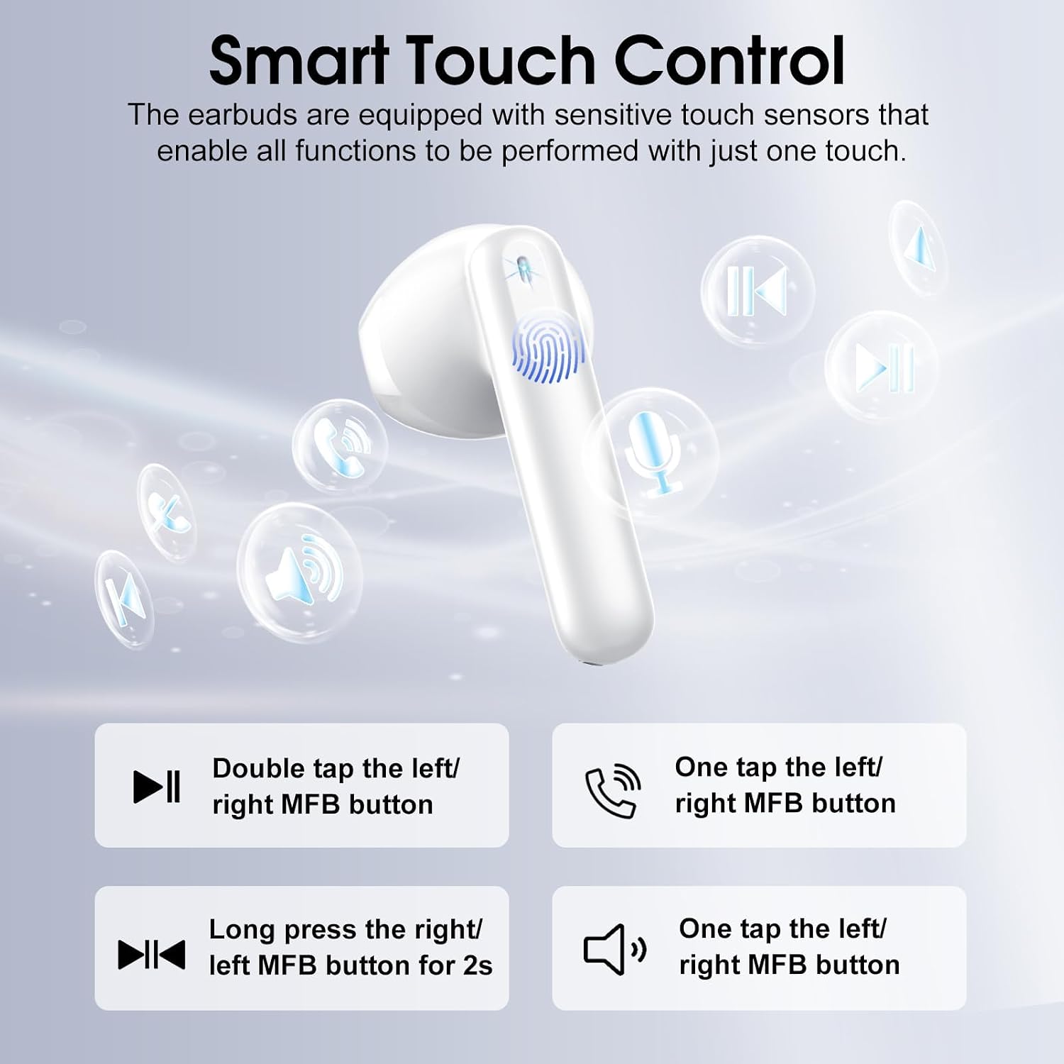 Thumbnail 4 de Cillso Wireless Earbuds Bluetooth 5.4