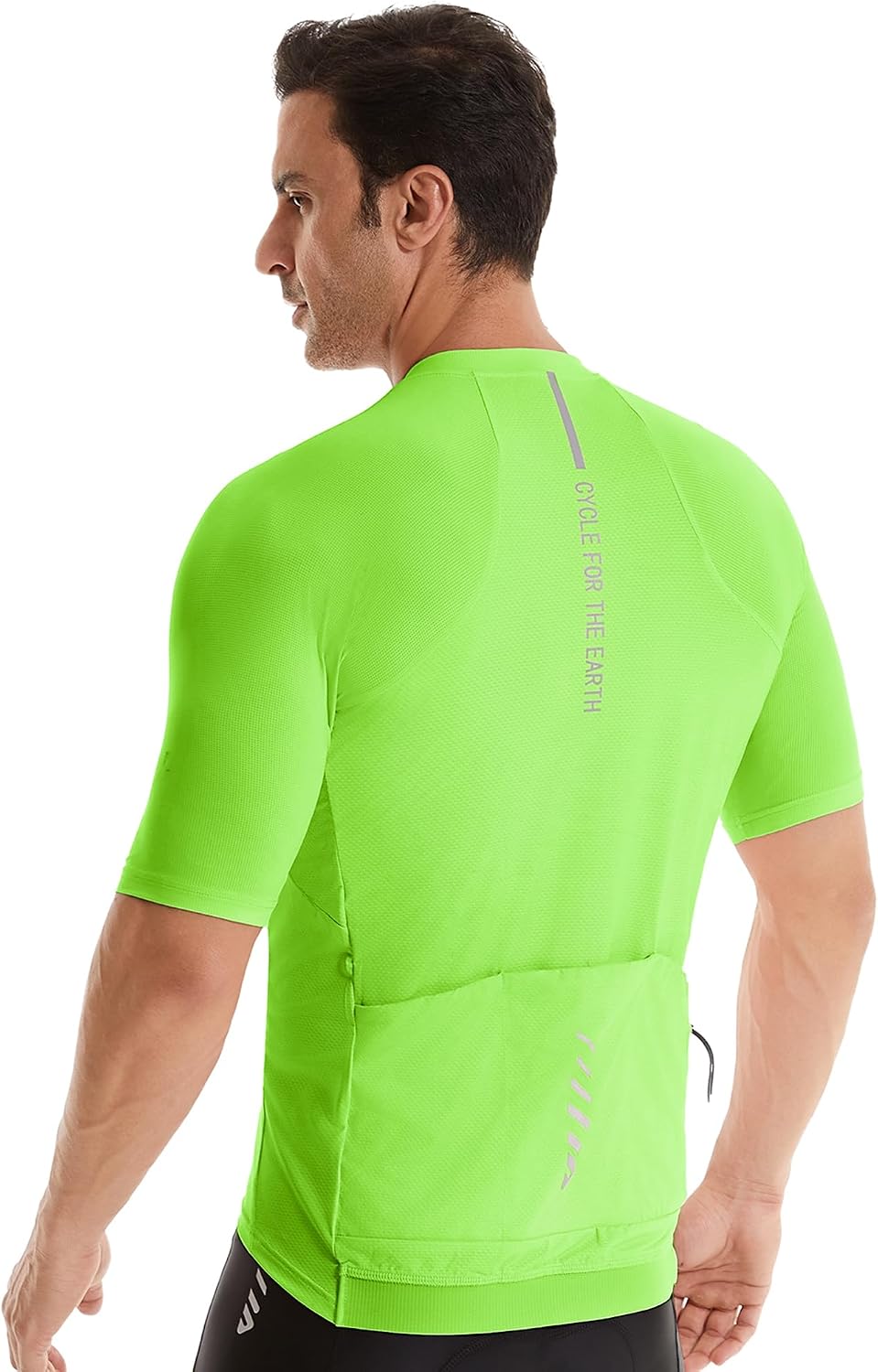Thumbnail 1 de Wulibike Rennrad Trikot Herren Kurzarm – 3+1 Rückentaschen, Reißverschluss mit Zugband, Feuchtigkeitsableitung