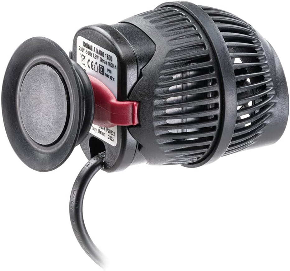 Detalle de Hydor KORALIA NANO 2200 l/h Pompa di movimento con magnete e ventosa per acquari marini e dolci