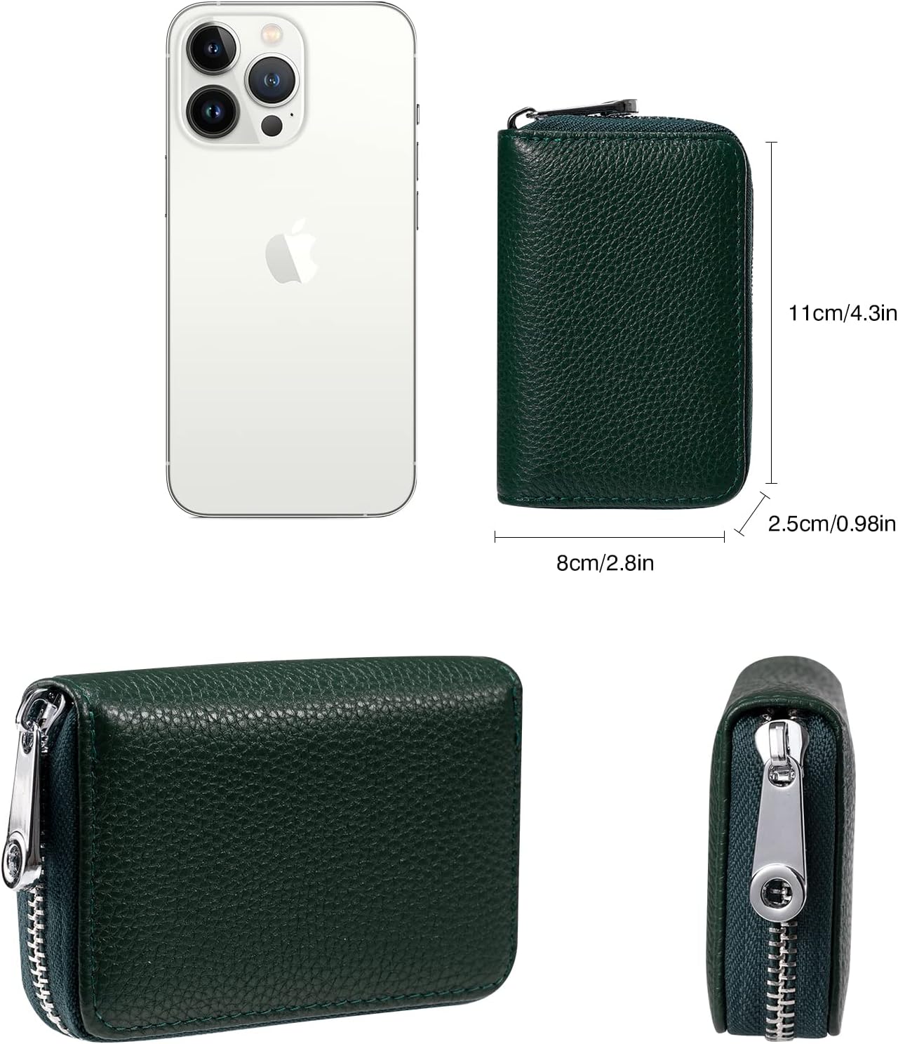 Thumbnail 6 de Meowoo Credit Card Holder RFID Blocking Wallet