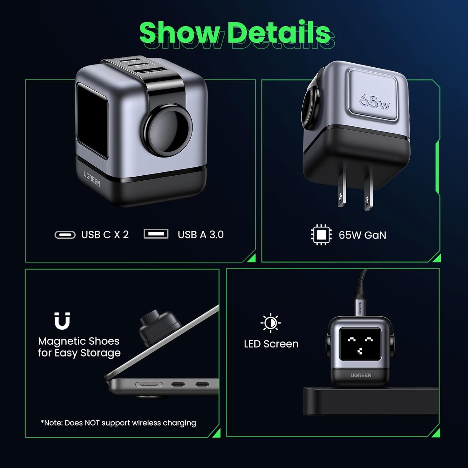 Thumbnail 4 de UGREEN Uno 65W Nexode Charger 65W