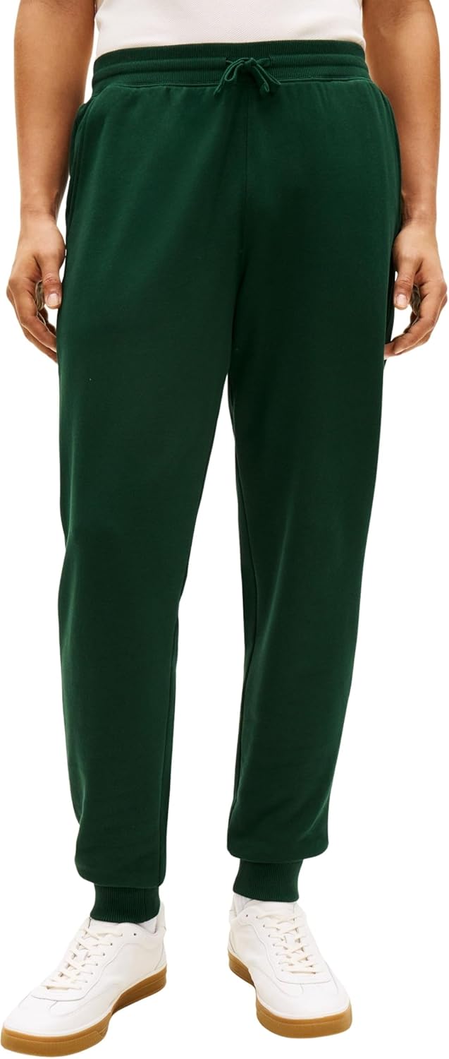 Detalle de Tommy Hilfiger Pantaloni della Tuta Uomo Essential Terry MW0MW37236 – Verde, XXL