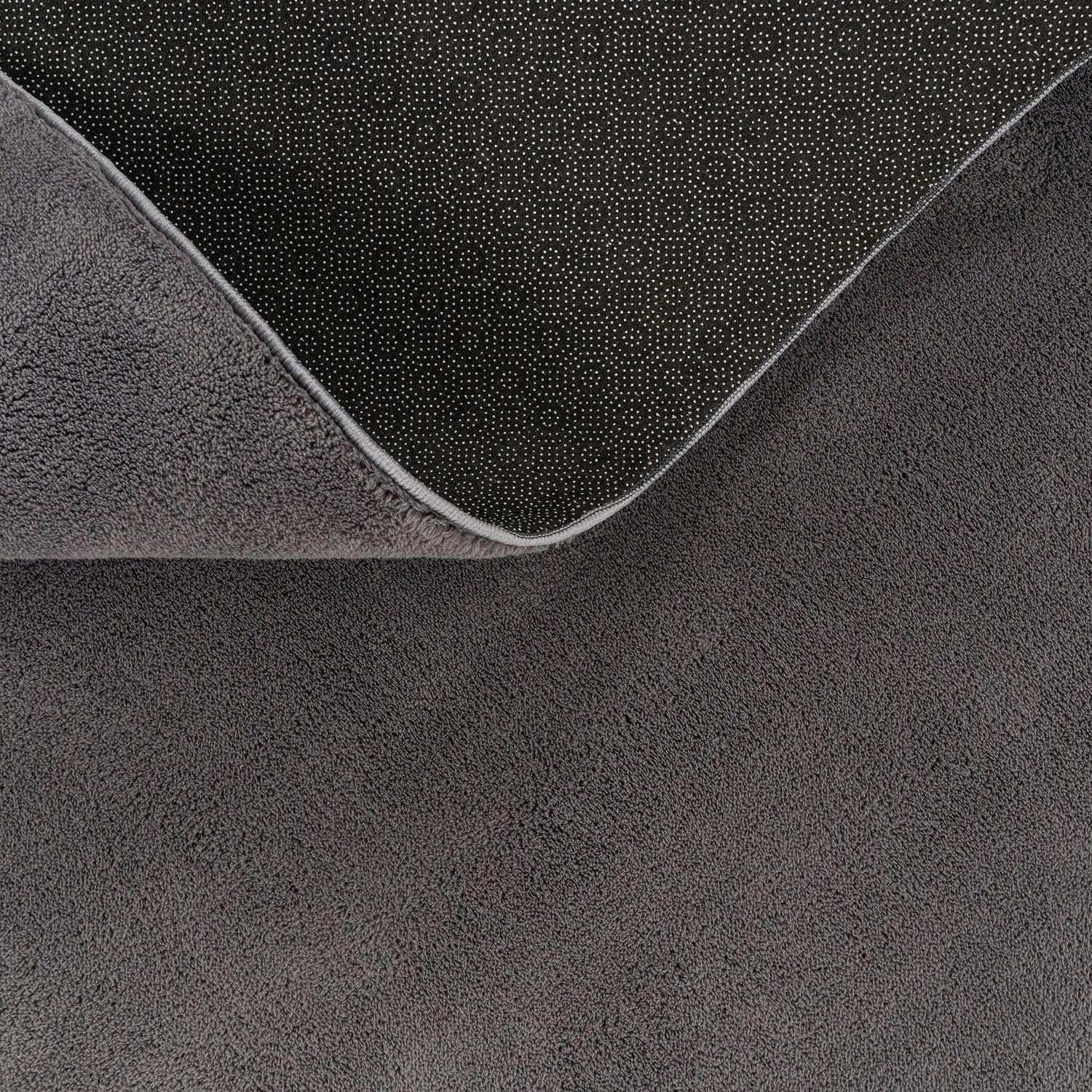 Detalle 2 de TT Home Teppich Kurzflor Anthrazit 140x200