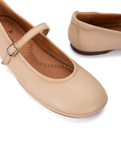 Thumbnail 3 de Pikolinos Carmona Bailarinas Mujer en Cuero con Hebilla – Beige, Talla EU 35-42