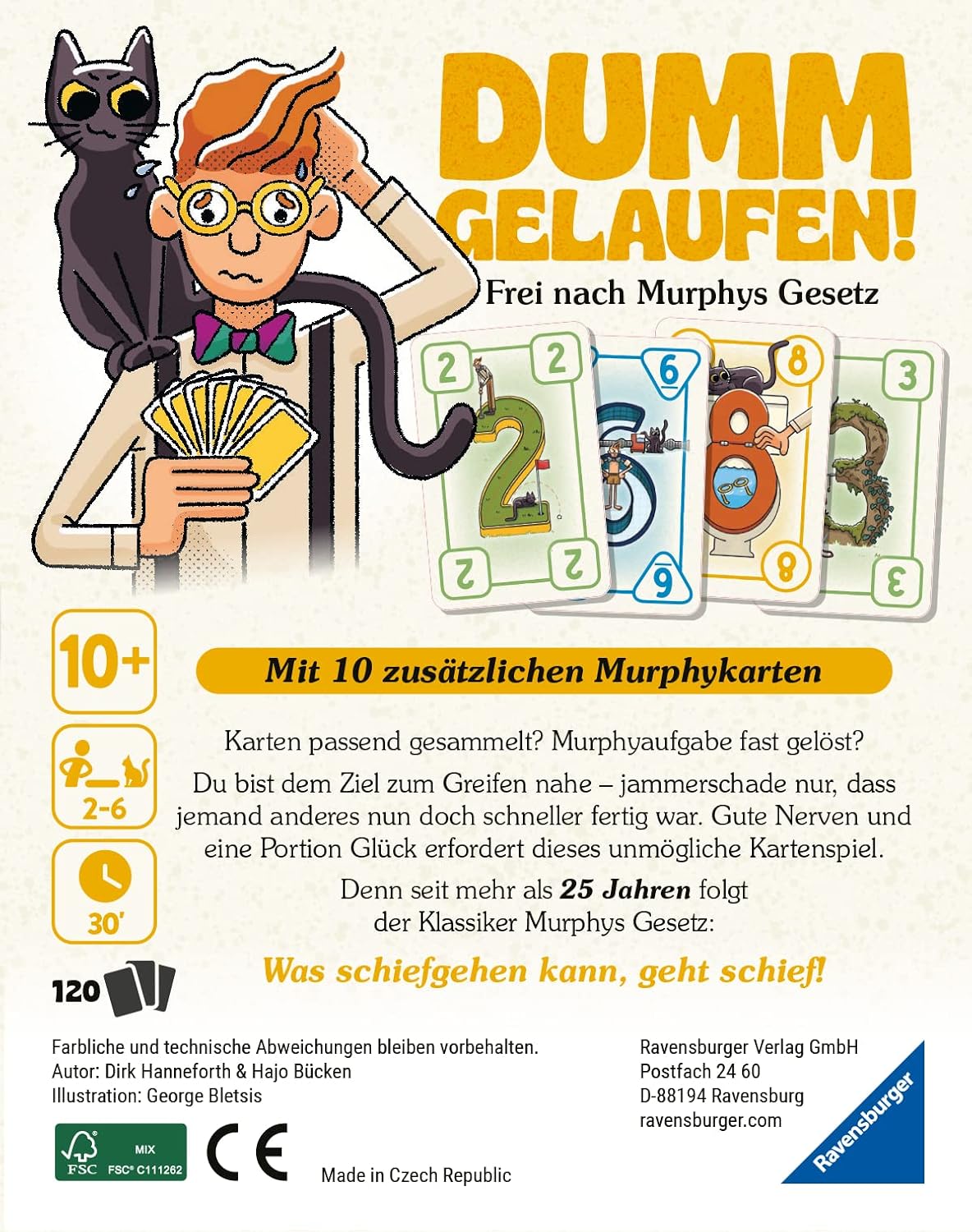 Thumbnail 4 de Ravensburger 20968 Dumm Gelaufen! Kartenspiel 2‑6 Spieler