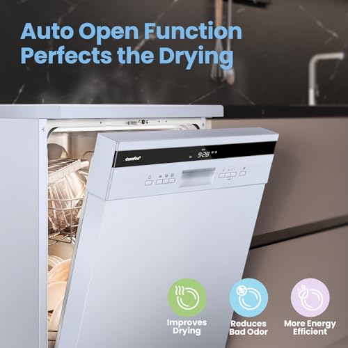 Thumbnail 6 de COMFEE' Full Size Freestanding Dishwasher, 14 Place Settings, White